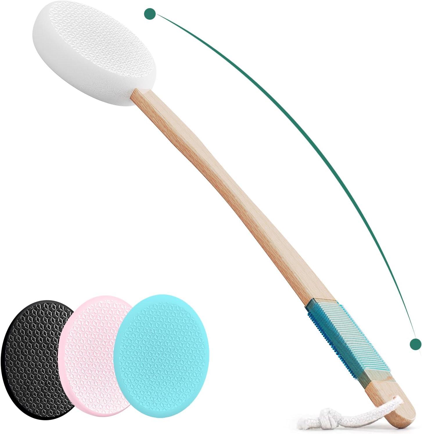 Curved Handle Shown: Comfy Back Lotion Applicator With Test: Elderly-Friendly Design... More Than Meets The Eye!