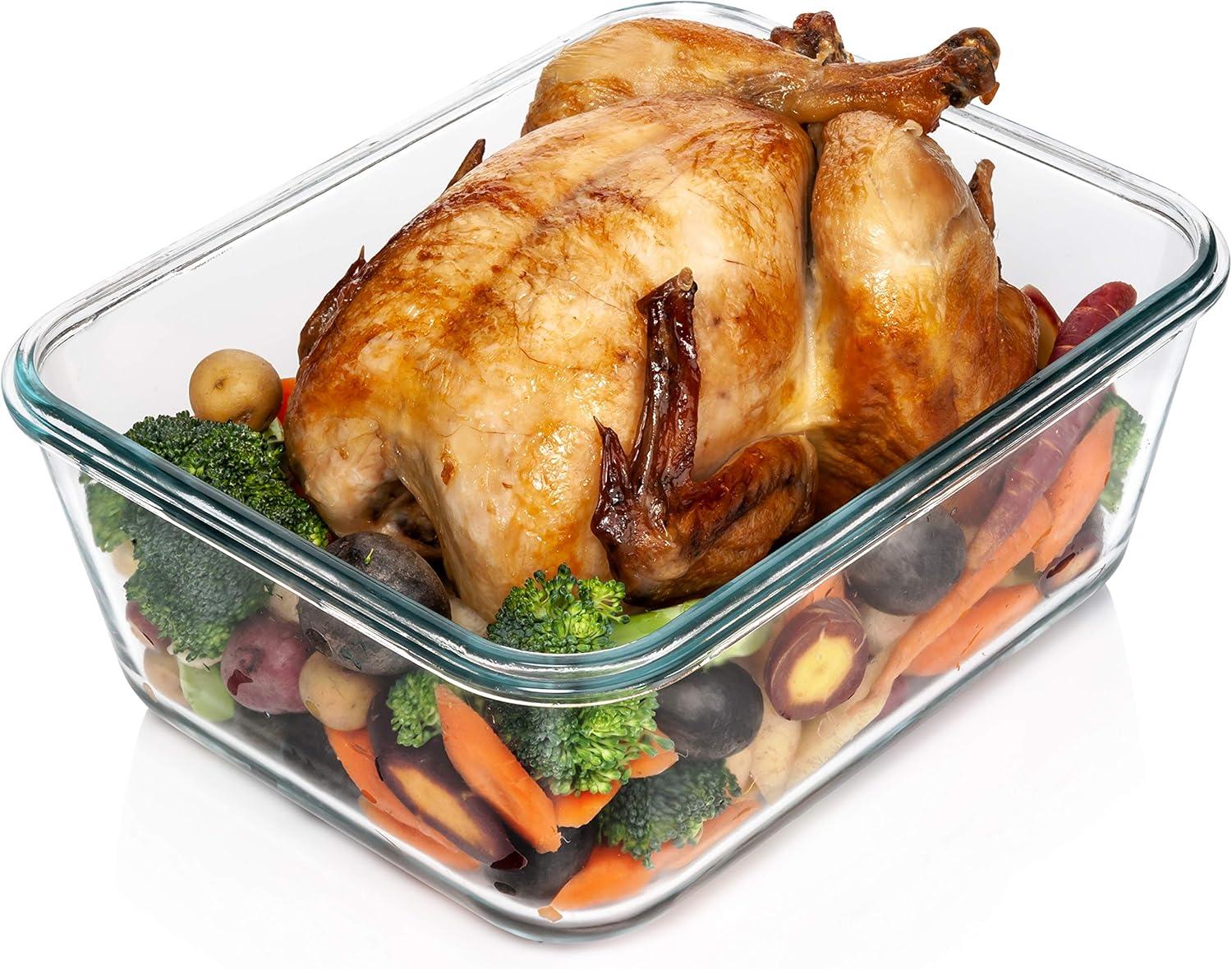 BPA-Free Large Glass Container, Compared: Perfect for Baking... Tasty Food!
