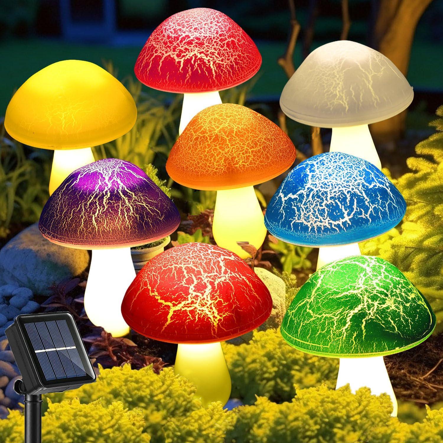 Eight Solar Mushrooms: Compared Lumina, décor, tested… Backyard Glow!