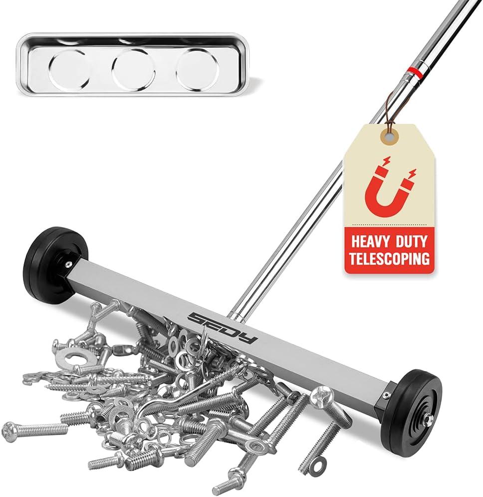 Magnet Roller Showdown: Heavy Duty Pickup vs. Telescopic Handle—Workshop Magic