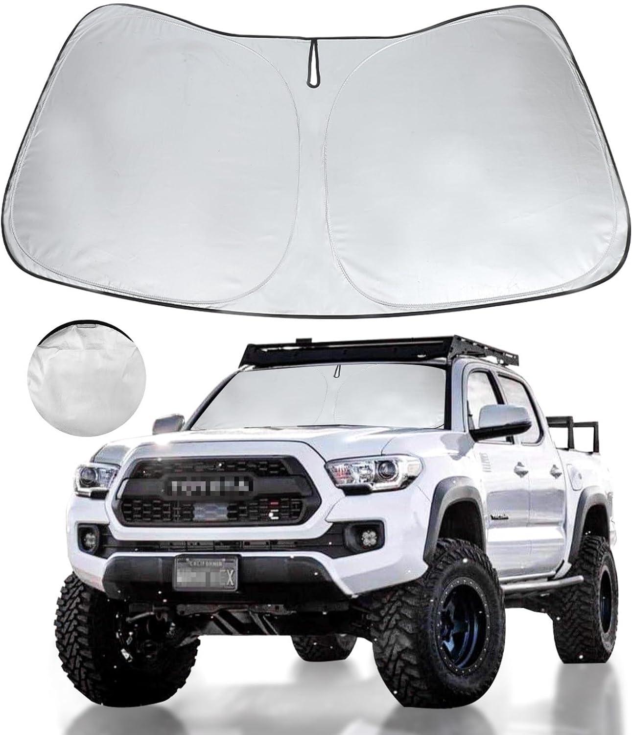 Toyota Sun Shade Compare: Tested Fit 2016-2025, Cool Protect portable