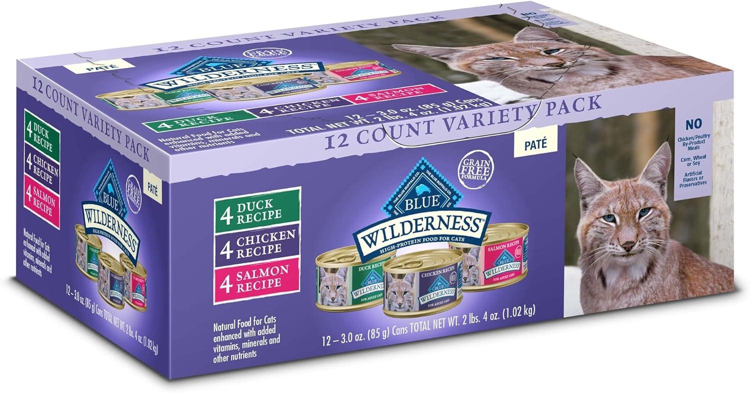 Blue Buffalo 3-Oz Pate Showdown: High-Protein Variety Pack Tested for Picky Cats?