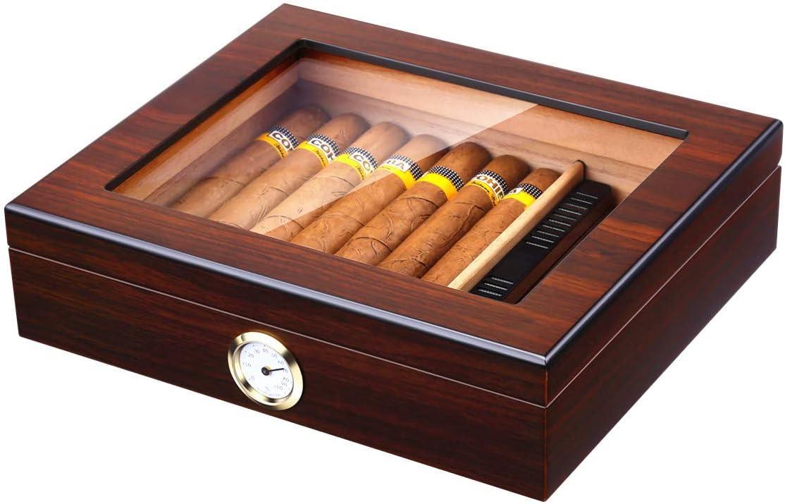 Cedar Glass Top vs. Humidifier Tested: Cigar Humidors Showdown for Small Spaces