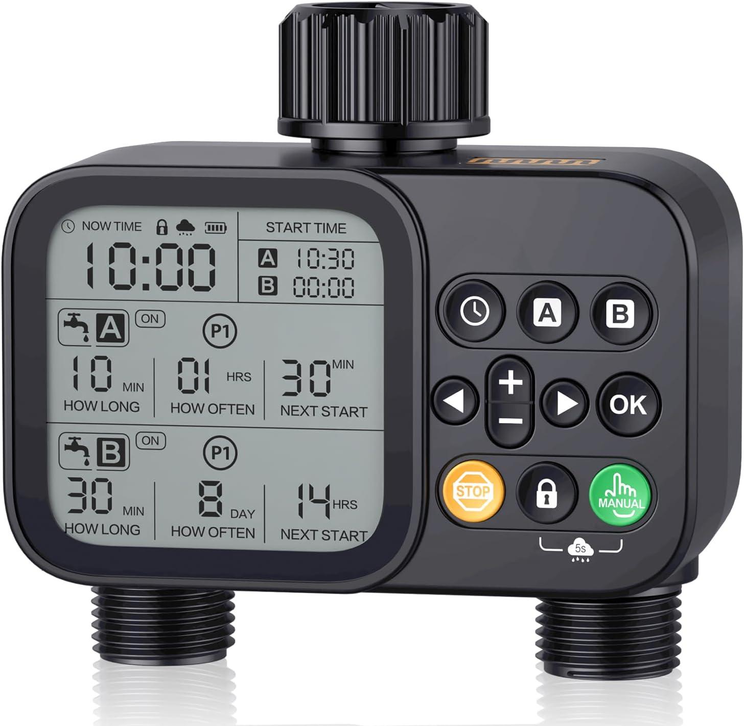 Sprinkler Timer Showdown: 8-Programmable Precision Meets Weatherproof Durability in Yard Care