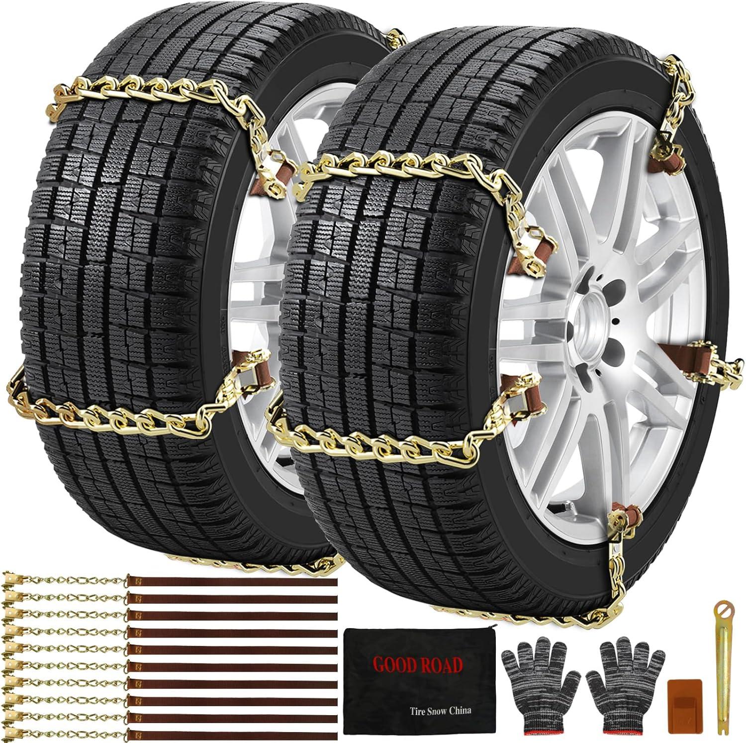 Snow Chains Showdown: TPU Outperforms Metal in Cold Weather