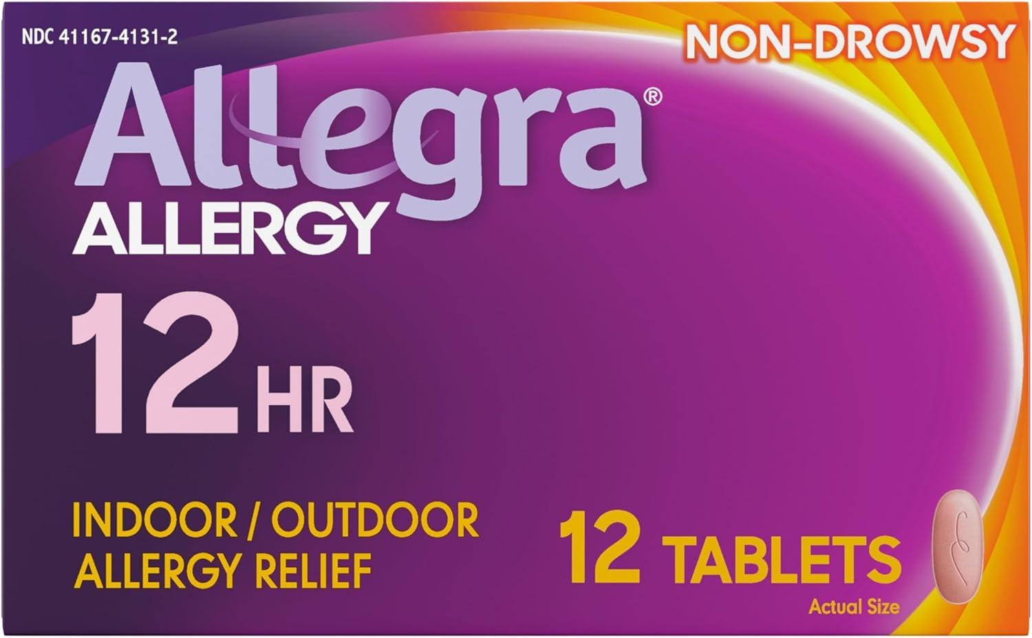 24-Hour Allergy Tablets: Tested for Non-Drowsy Relief and 12-Hour Efficiency