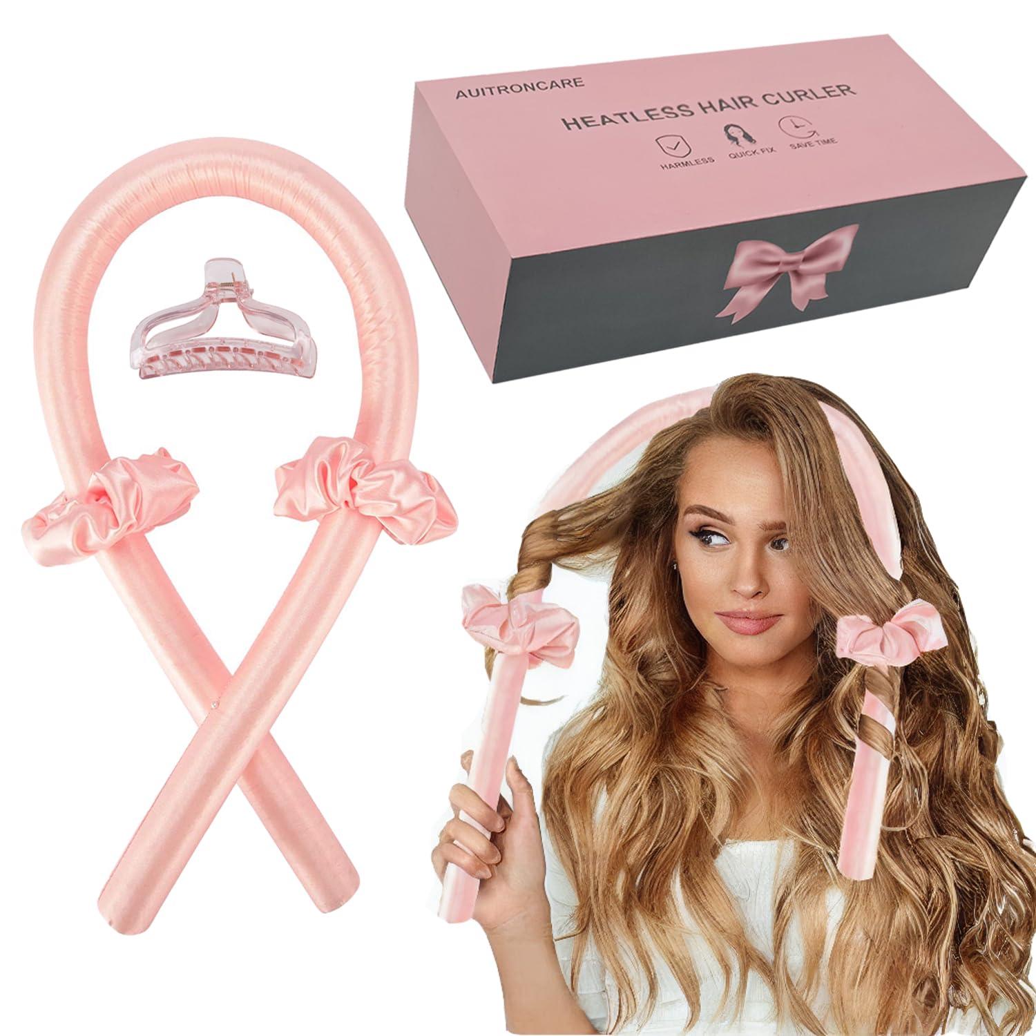Showdown: Heatless Curling Tested - Silk, Sleep-In, Satin (Pink)
