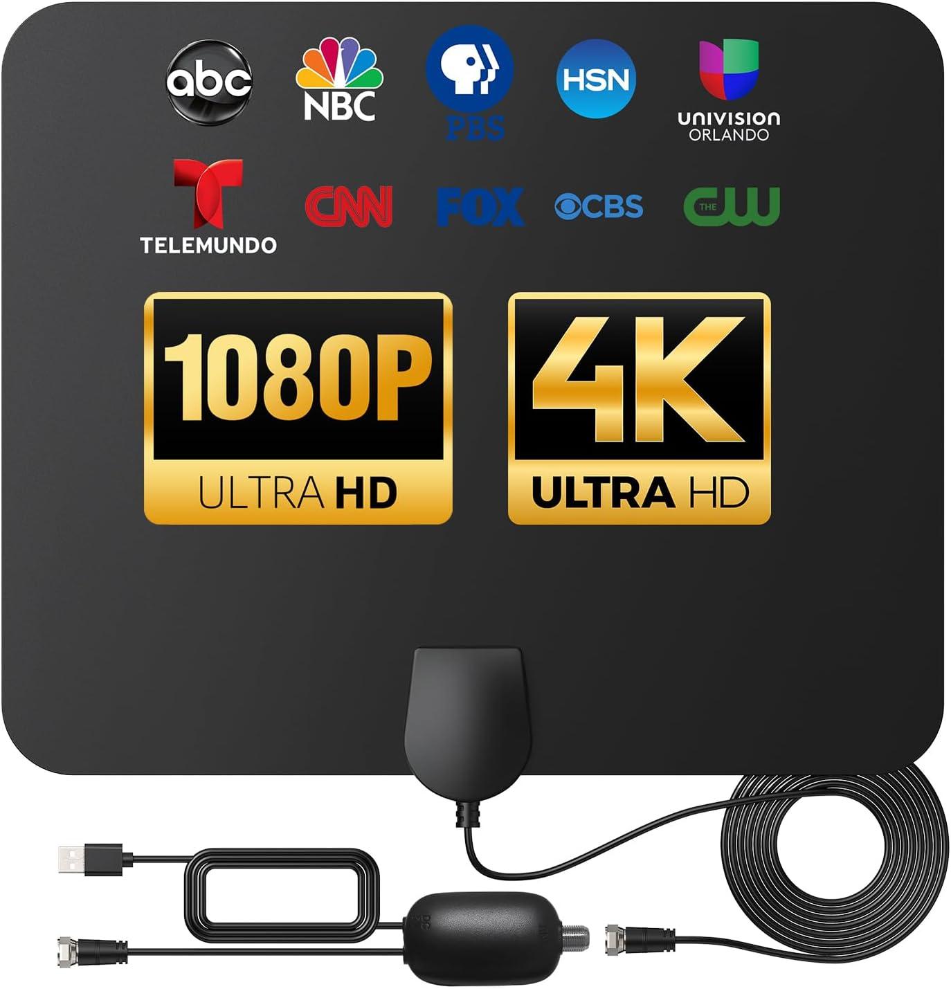 Showdown: 900-Mile Indoor Antenna vs. 16ft Coax for 4K Signal Boost