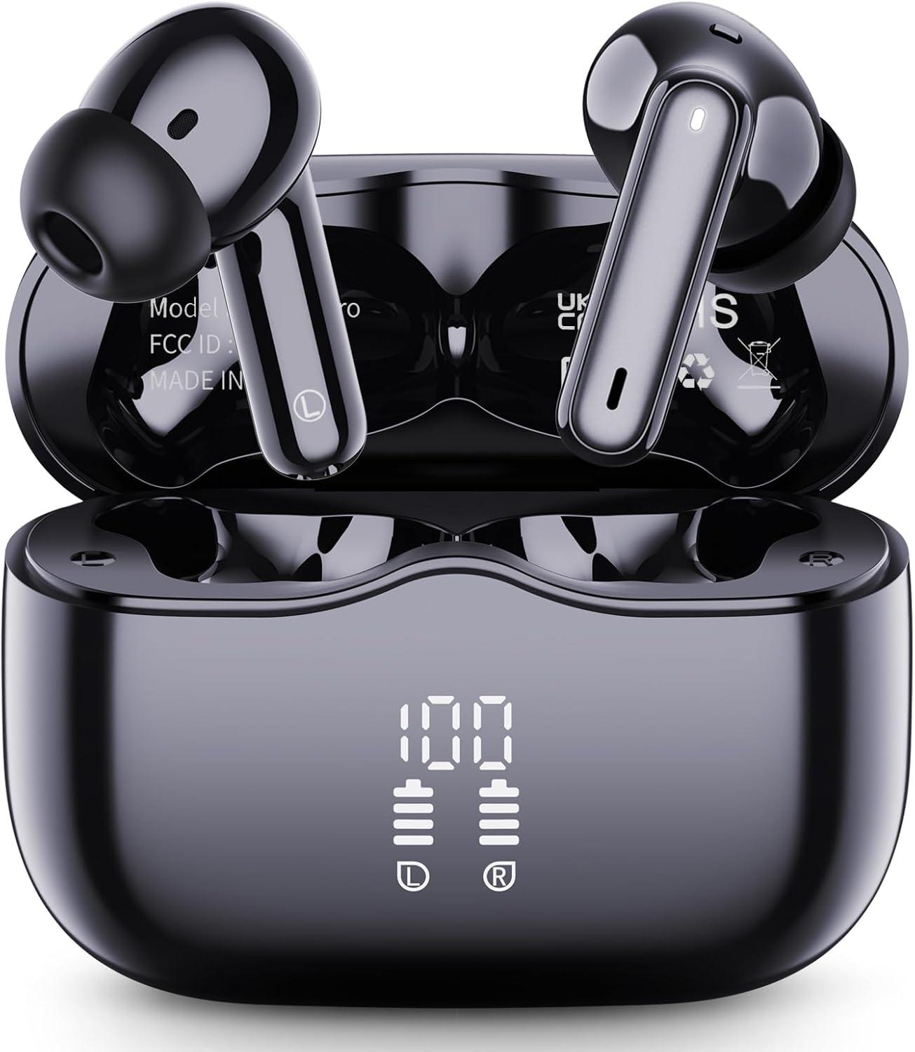 Wireless Earbuds Showdown: 40H Playtime, 4 ENC Mics, IP7 Waterproof, LED, USB-C