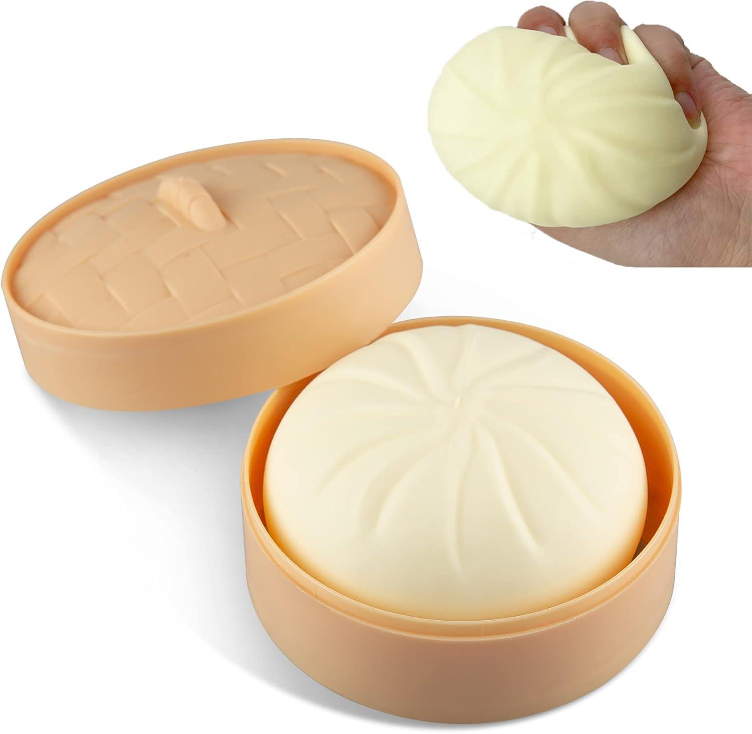 Creative vs. Neutral: Dumpling Fidget Toy Tested for Anxiety Relief, Steamer Design Compared