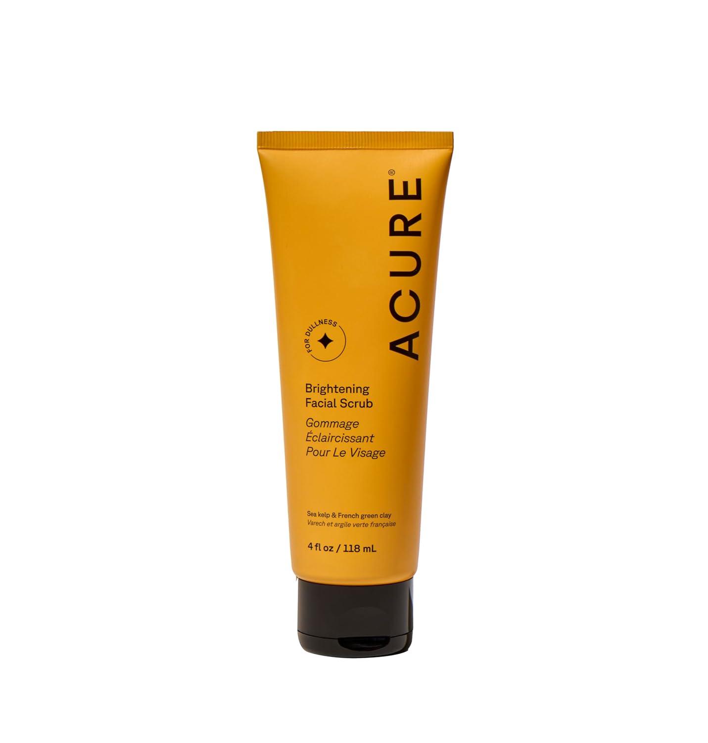 Acure Brightening Facial Scrub - Sea Kelp vs. Clay Tested: Surprising 4 Fl Oz Glow Boost?