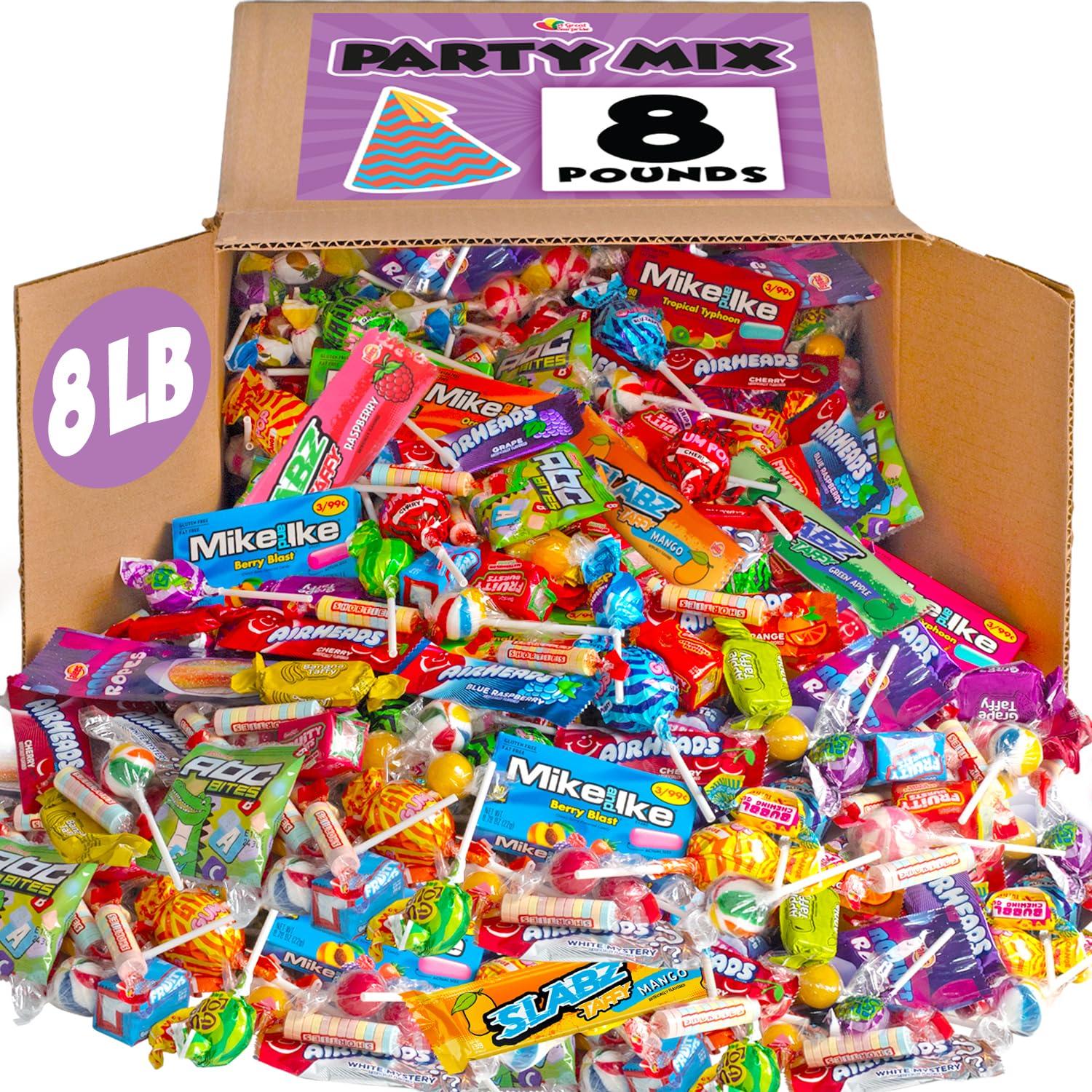 8 Pounds vs. Wrapped & Piñata-Fillers: Assorted Variety Tested for Seasonal Office Treats