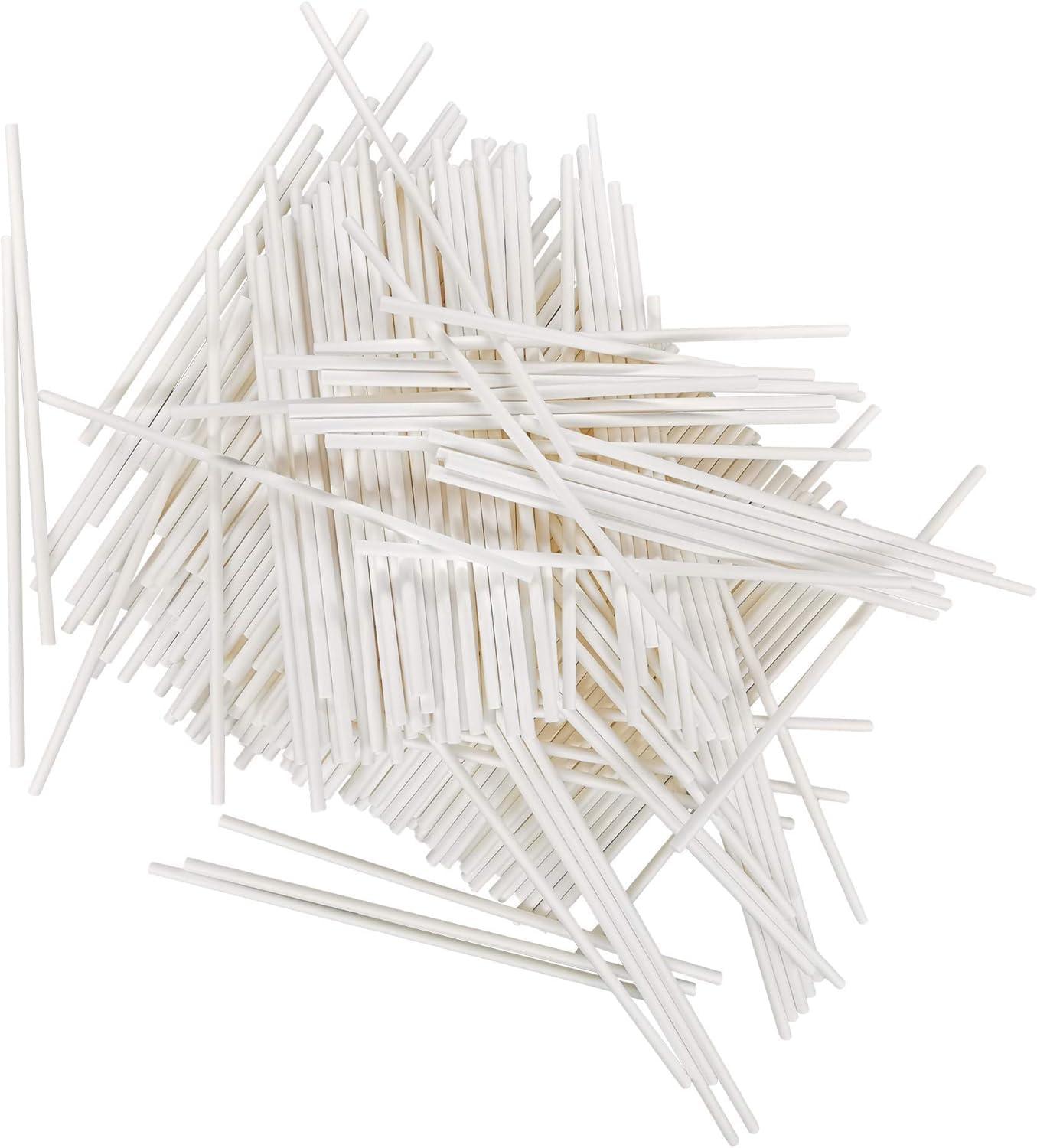100 Count 5-Inch White Paper Sticks: A Surprising Showdown for Baking & Candy Use (Dia 4mm)