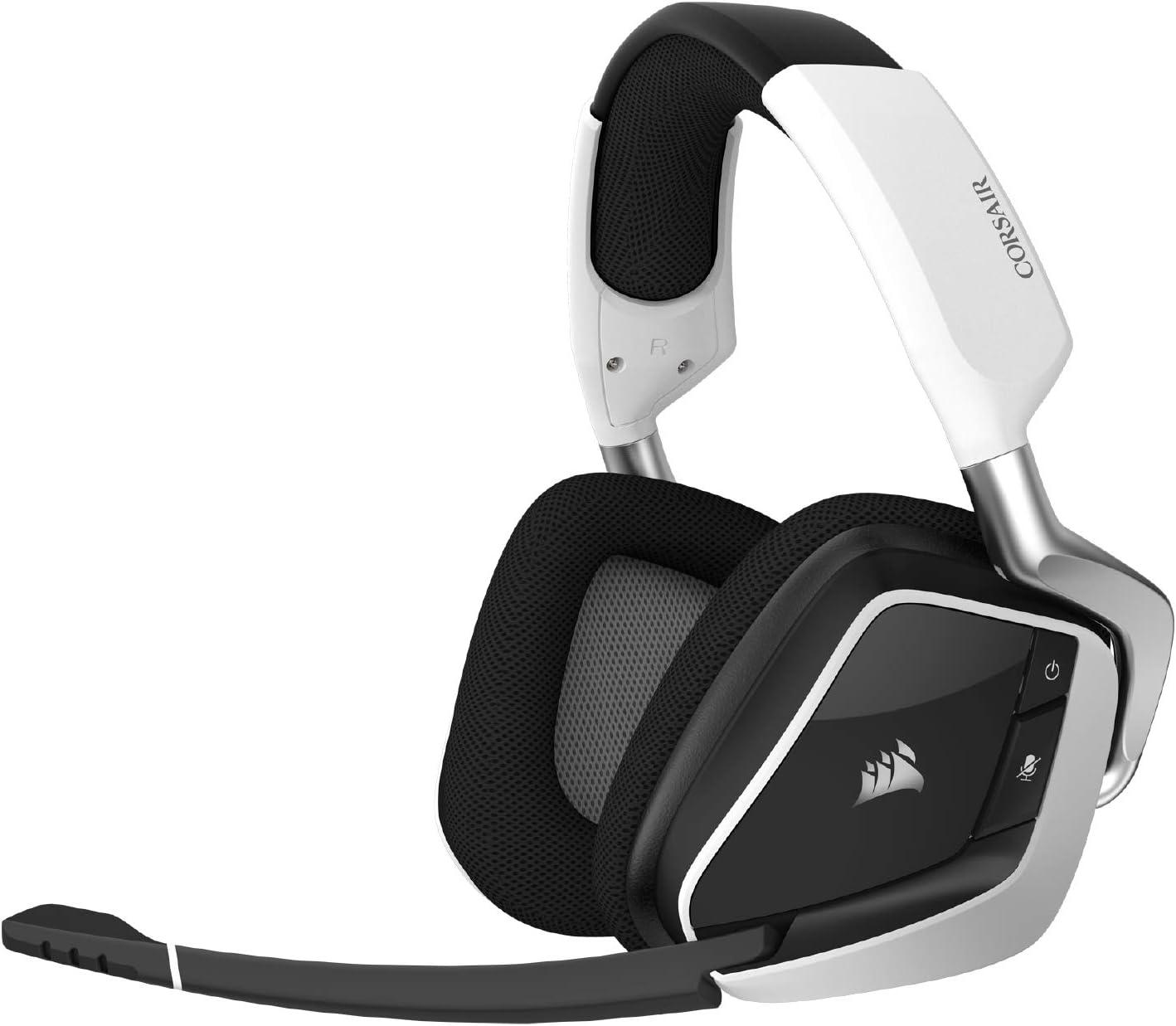 Corsair VOID RGB ELITE Showdown: 7.1 Surround Sound, iCUE Sync, and White Design (Discord Certified, Multi-Platform)