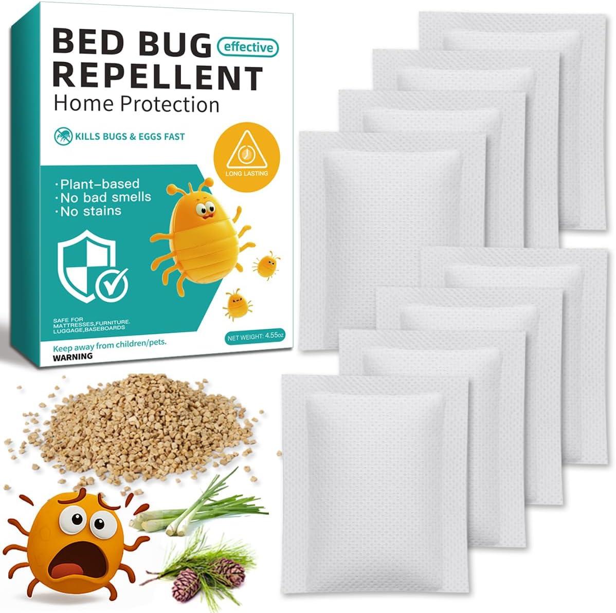 8 Pack Bed Bug Repellent Showdown: Natural Citronella, 2-Month Protection, Family Safe-Surprising Egg Control!