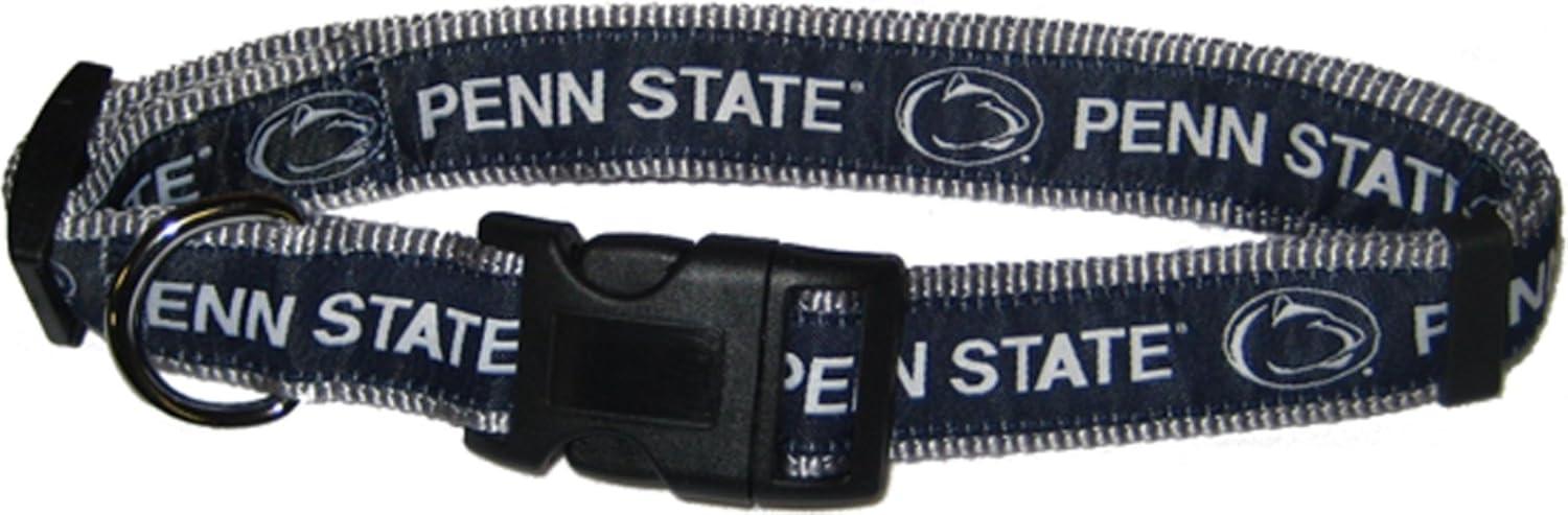 Showdown: Shiny & Colorful Pet Collar vs NCAA Licensed Penn State Nittany Lions (Size Large)