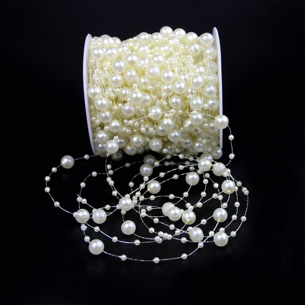 100 Feet Fish Line vs. Pearl Garland: Surprising Flexibility for Modern Wedding Decor
