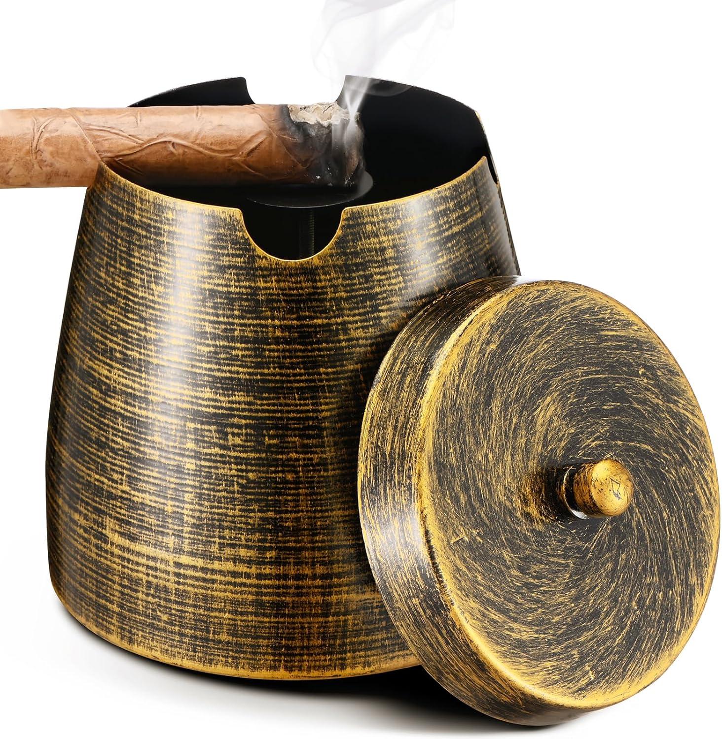 Surprising Cigar Gift: Tested Humidifier with Holder & Whiskey Glass Set