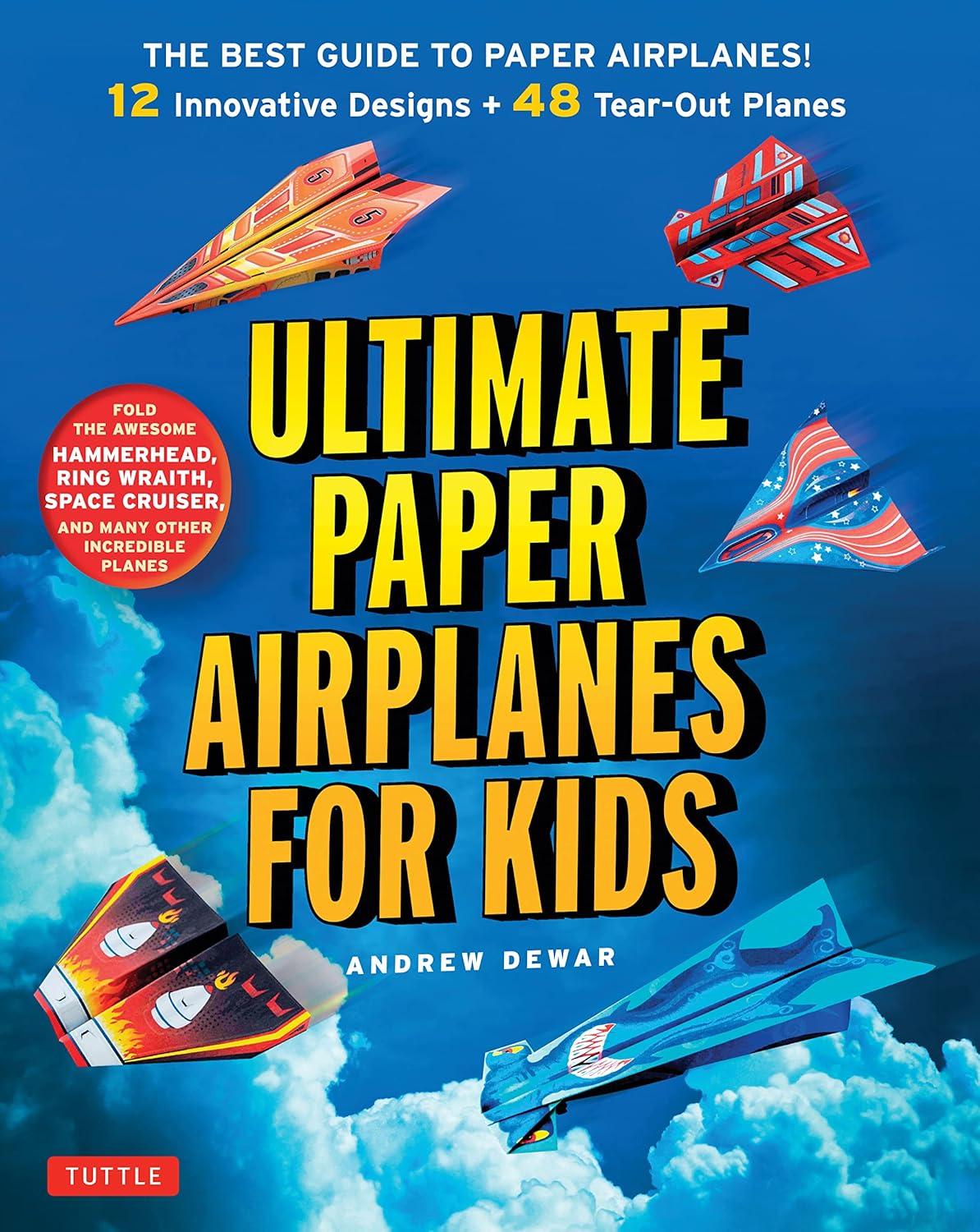 Creative vs Neutral: The Surprising Paper Airplane Showdown for Kids (12 Designs, 48 Tear-Outs!)