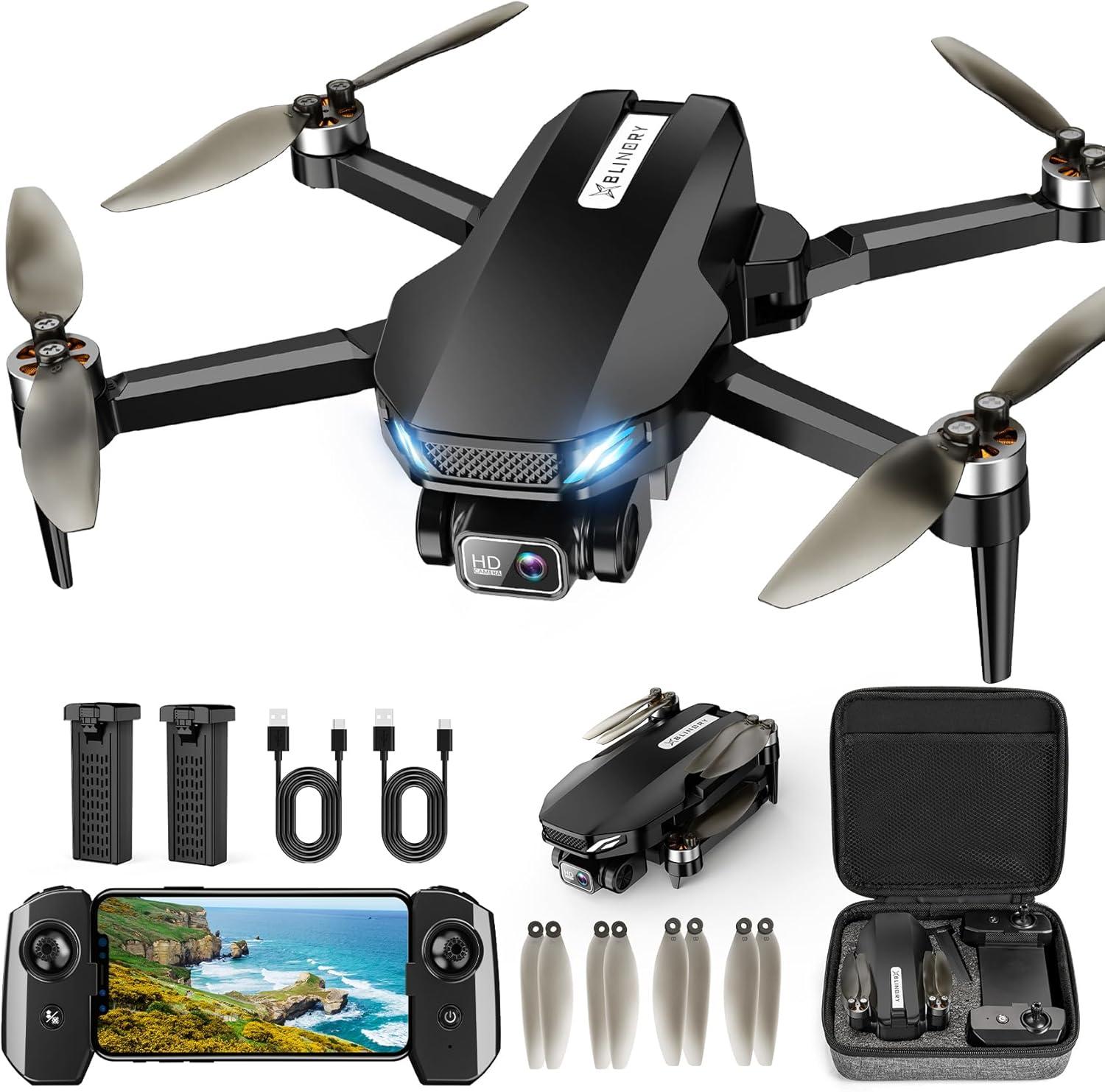 Showdown: GPS, 2K HD FPV, Auto Return Drones (Stable Hover & 5G Transmission)