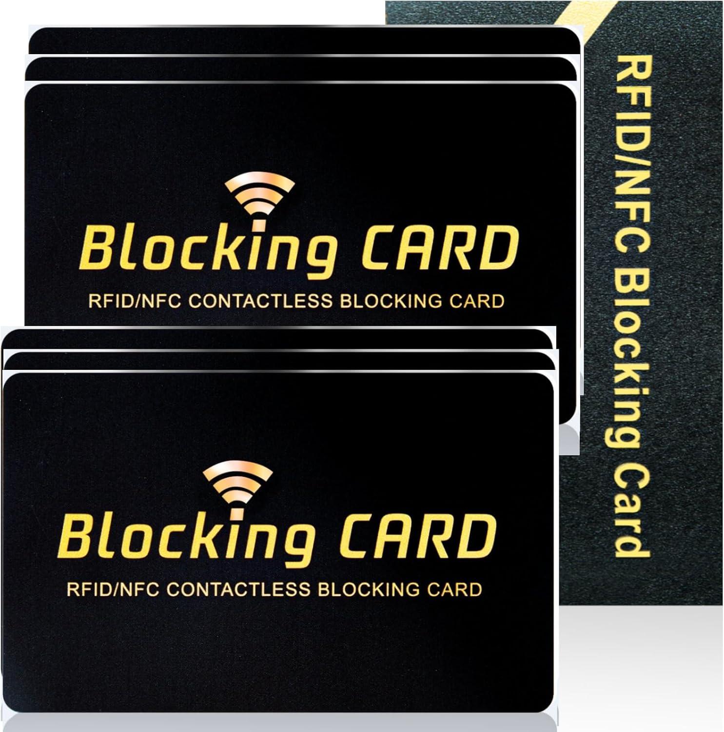 Showdown: RFID Blocking Cards 6-Pack... Wallet's Secret Weapon (No Batteries)