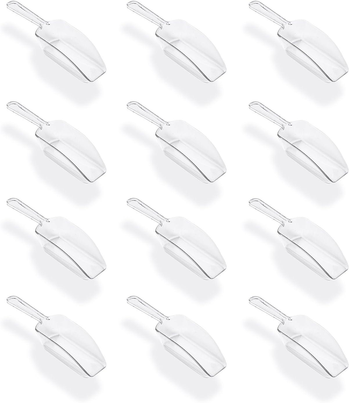 Showdown: 5.5" Clear, Mini, Acrylic Kitchen Scoops - Tested for Surprising Use Cases