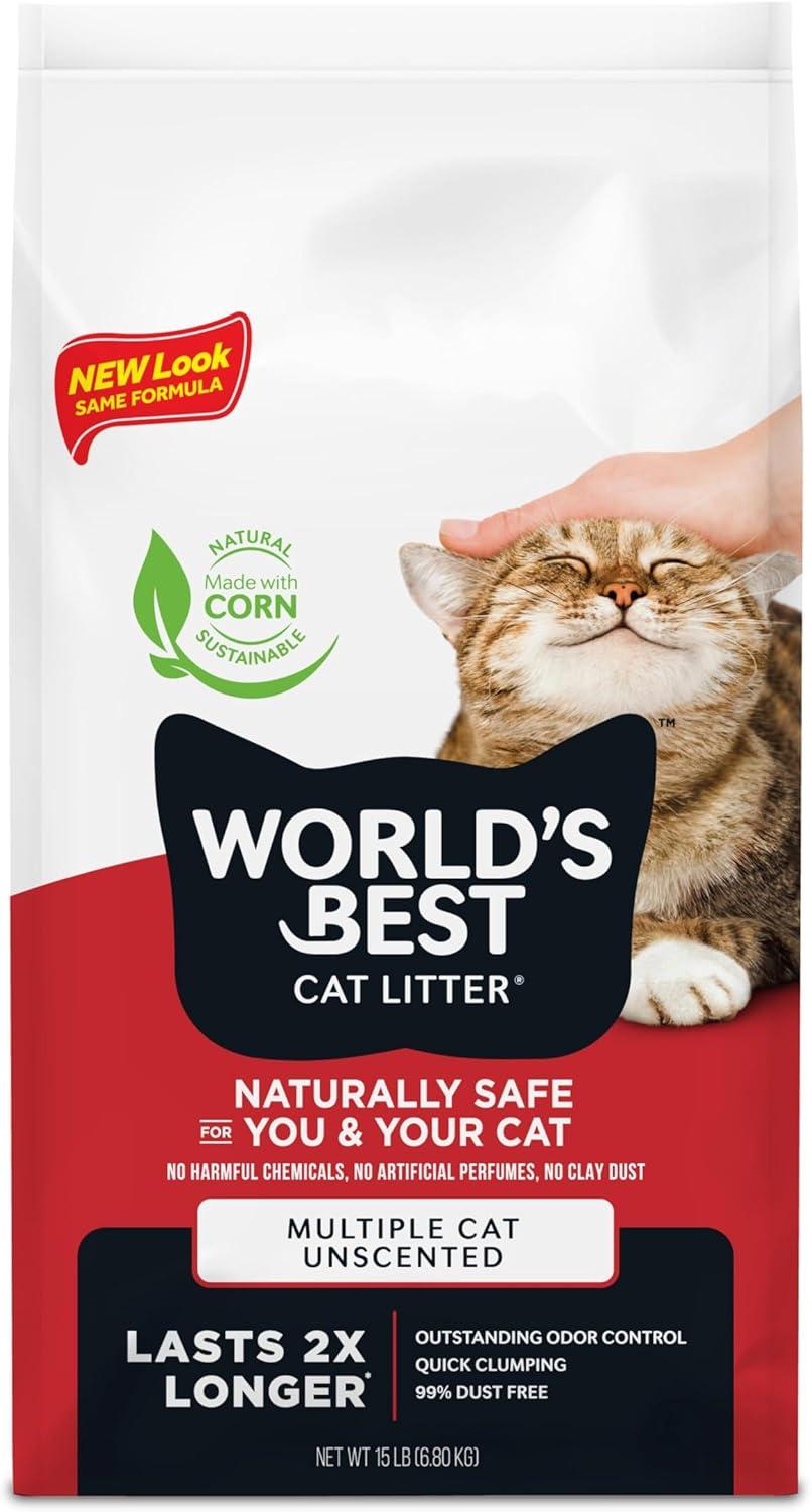 Showdown: USA-Made, Dust-Free, Quick Clumping Cat Litter for Multiple Cats