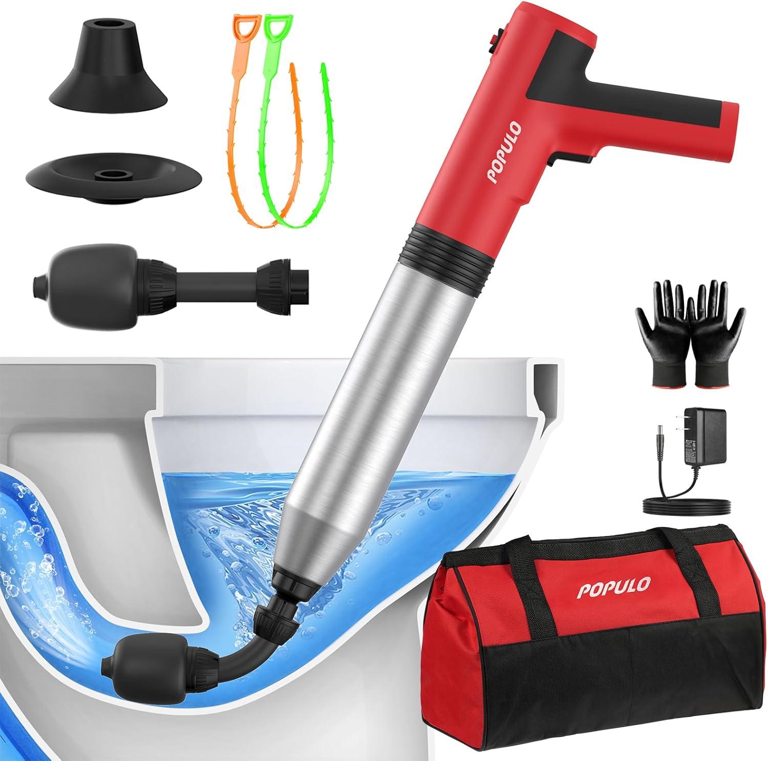 Showdown: Electric vs. High-Pressure Toilet Plungers Tested-No Brute Force!