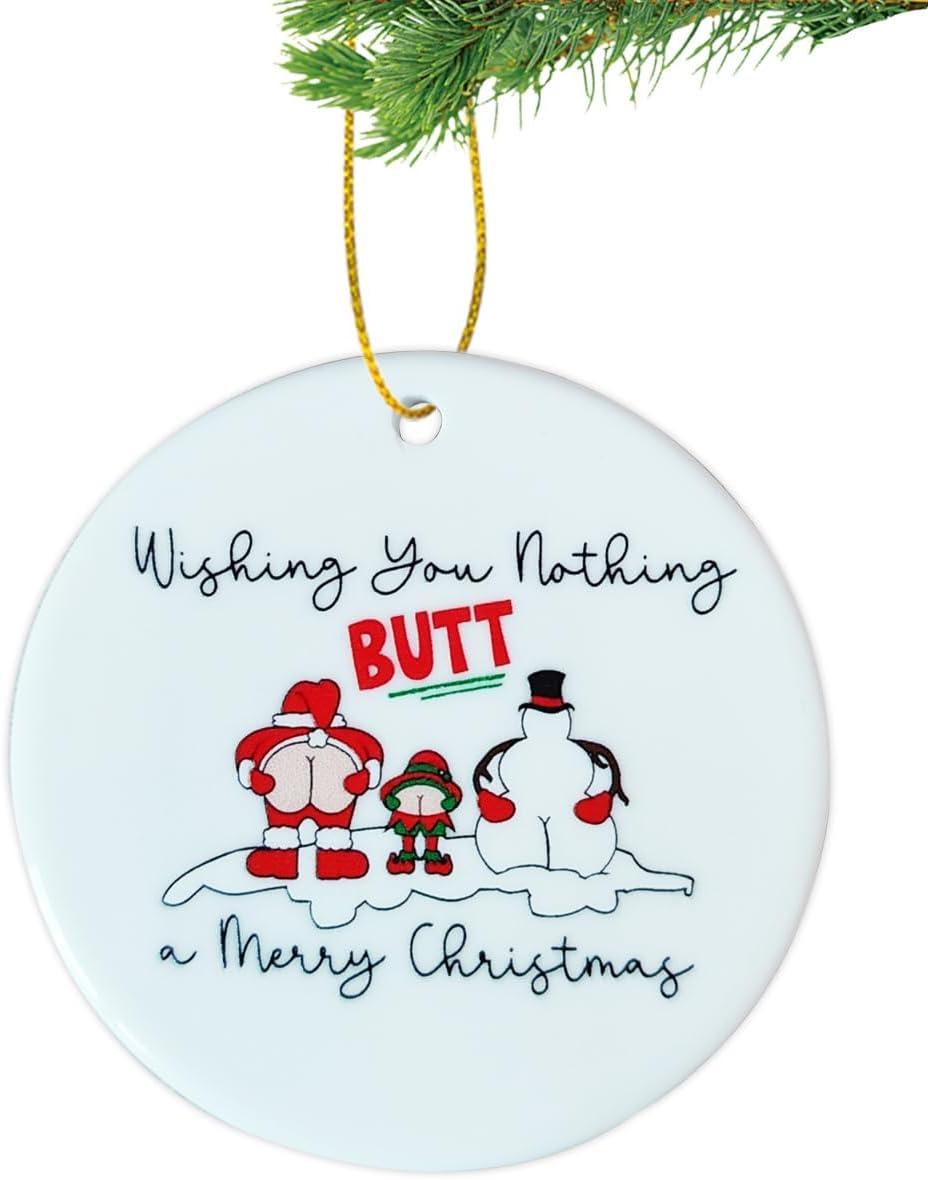Surprising 2024 Christmas Ornament Showdown: Rude Humor vs. Ceramic Strength