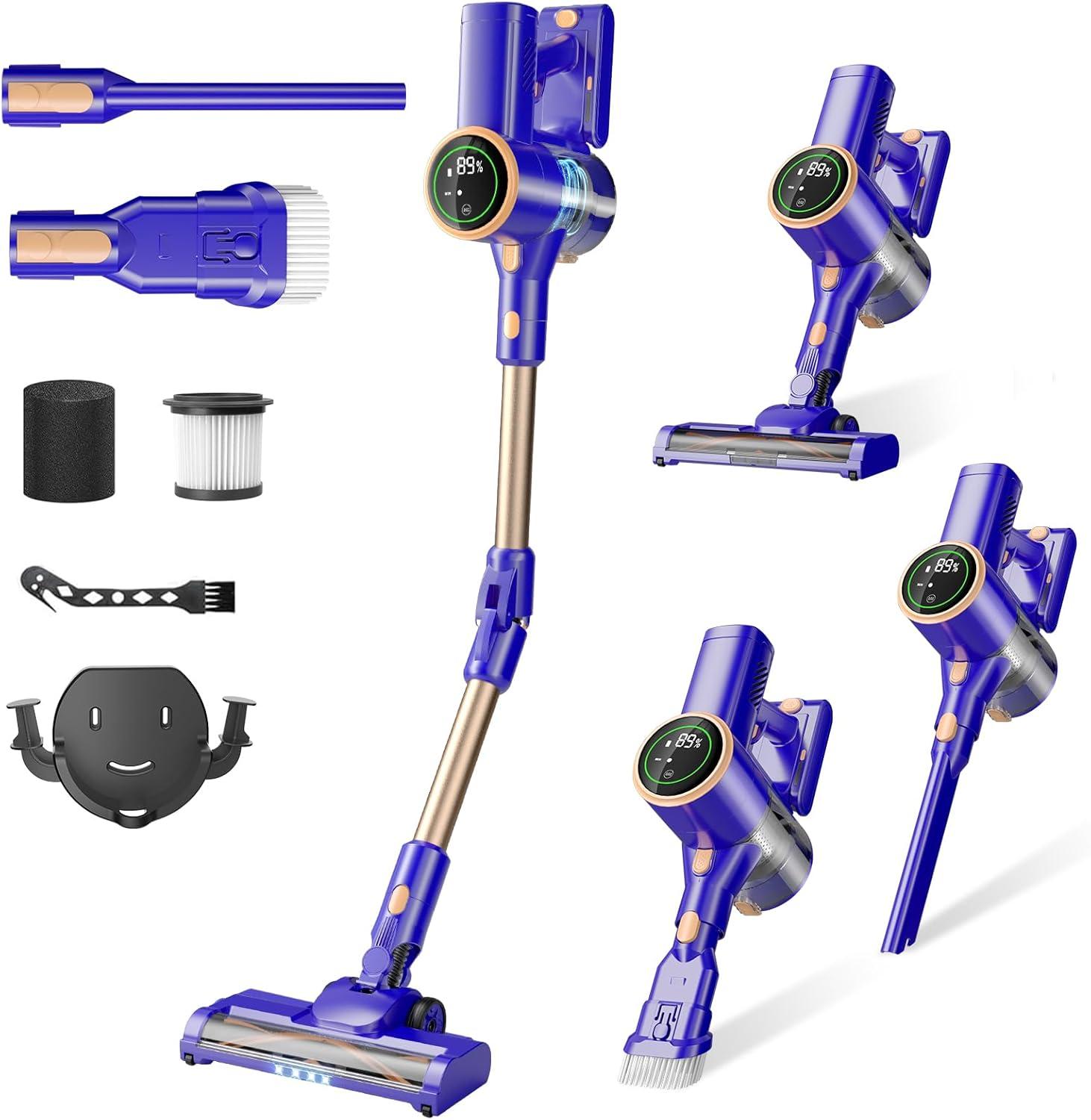 Vacuum Showdown: Cordless, 180° Wand, Touch Screen Tested for Surprising Carpet Efficiency