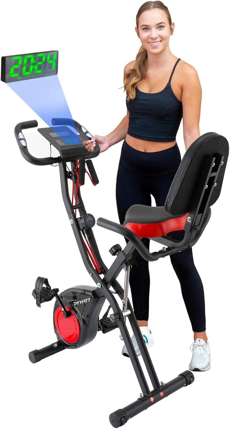 Surprising Foldable Design: YYFITT's 3-in-1 Stationary Bike vs. YOSUDA's Compact Climber