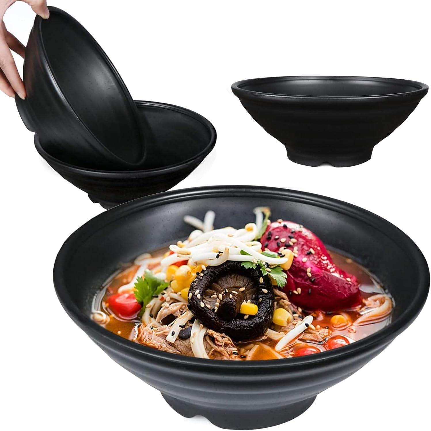 Shopwithgreen Ramen Bowls: Tested, Unbreakable, 44oz Thin, Wheat Straw vs. Plastic