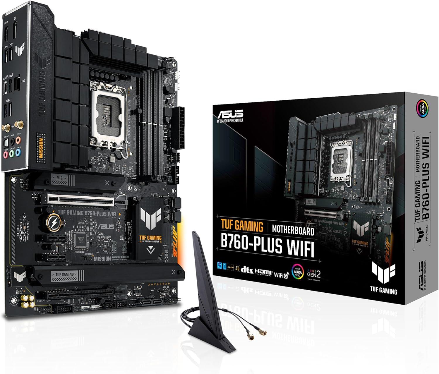ASUS TUF B760-PLUS Motherboard: Surprising PCIe 5.0 & DDR5 Test for 14th Gen Intel