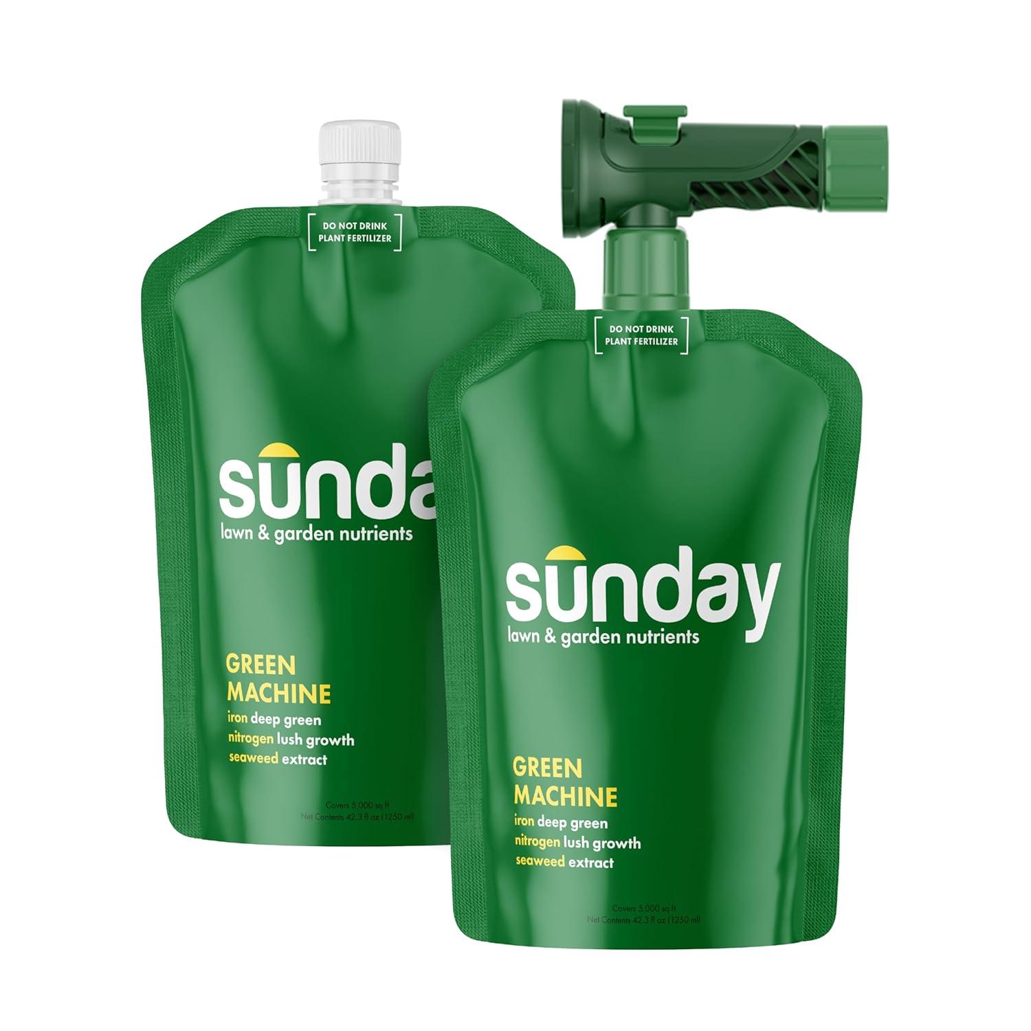 Sunday Green Fertilizer vs Manual: Universal Sprayer, 10k Sq Ft for Quick Fix