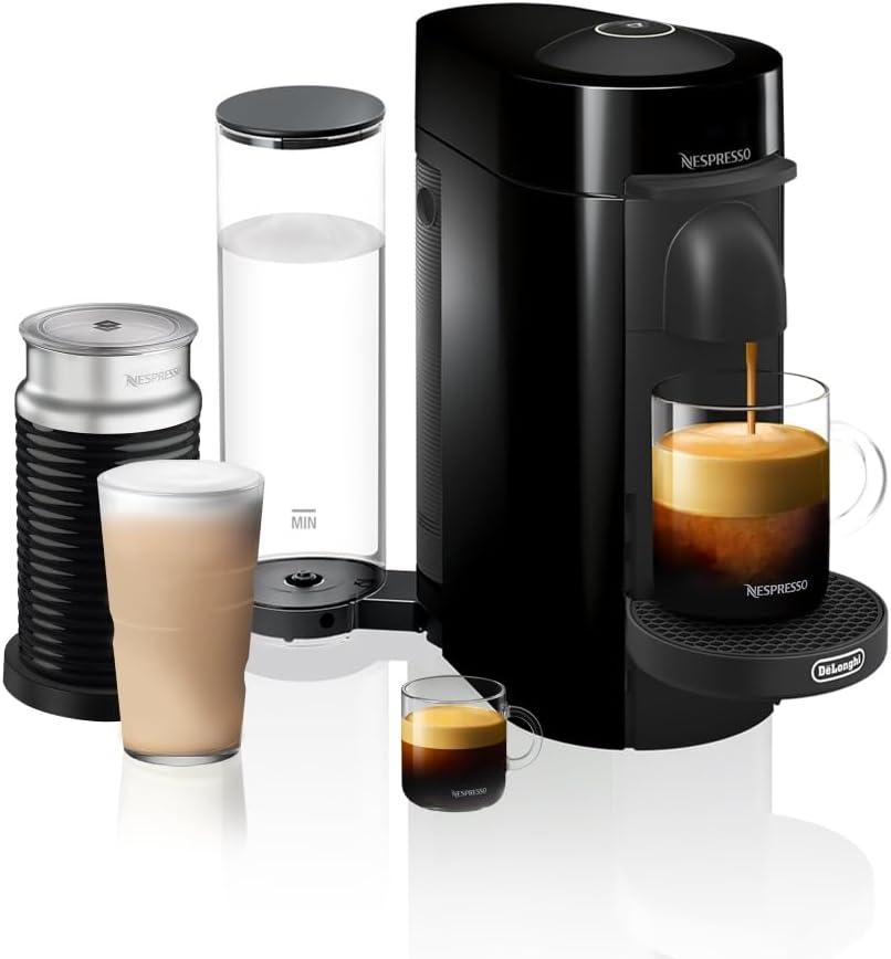 Showdown: Nespresso VertuoPlus Sips vs De'Longhi's Milk Frother-Ink Black Coffee & Brew Time Tested for Trends