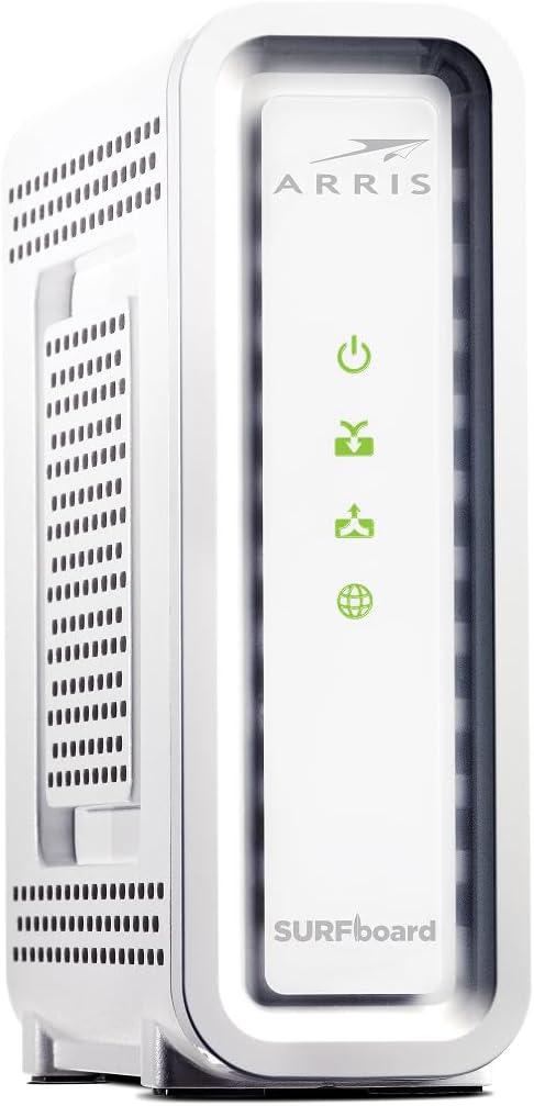 ARRIS SB8200 Cable Modem: DOCSIS 3.1, 32x8 Gigabit, 1 Gbps (No Wi-Fi) - Tested for Home Use