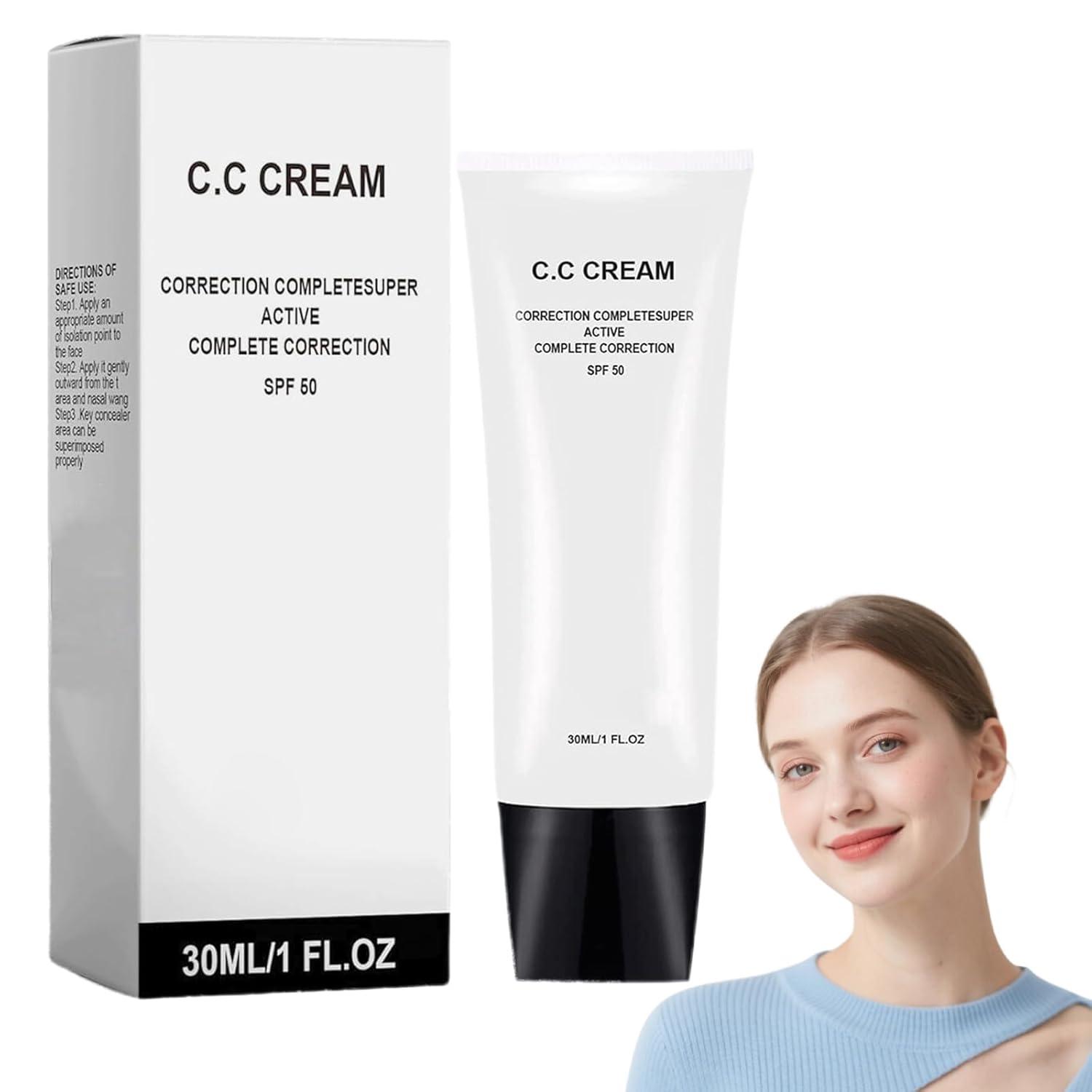 CC Cream Showdown: Self-Adjusting, Blemish-Covering & Universal for Mature Skin (1PC)
