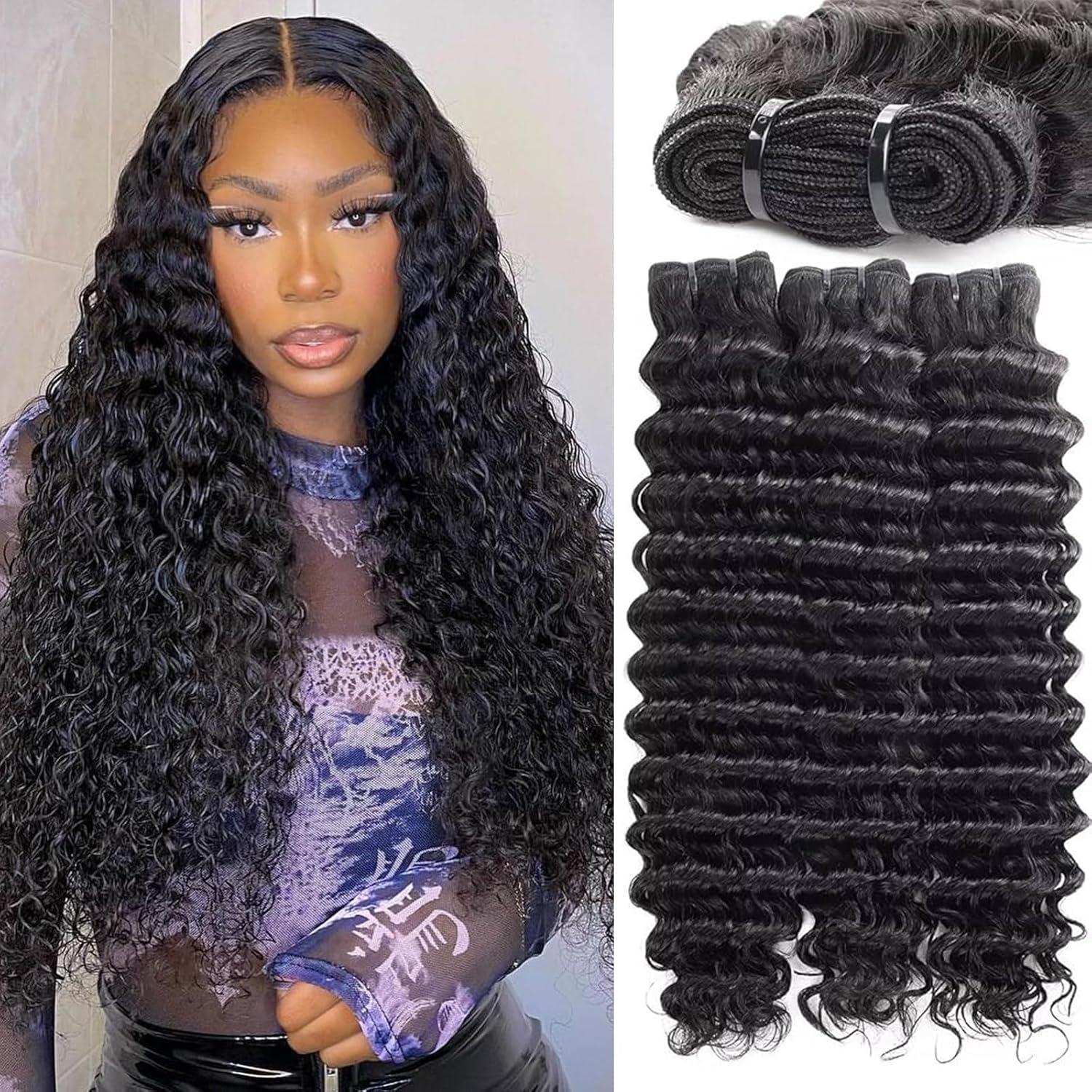 Showdown: Clip-In vs. Human Hair Extensions - Surprising Durability of 12A Deep Wave Wigs