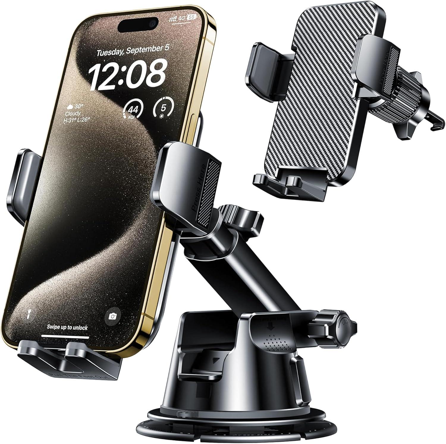 Surprising Insight: Qifutan Dash Mount (Adjustable Arm) vs. Universal Holder for Car Windshield - Tested for 2023 Driving Needs