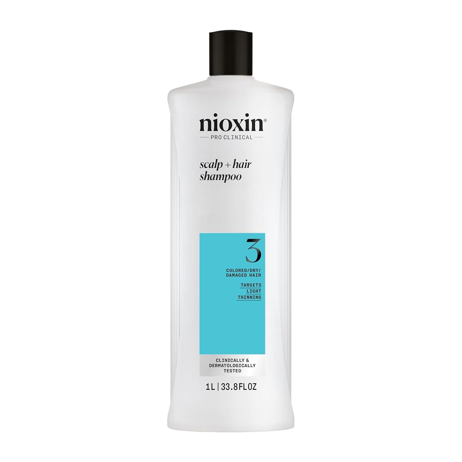 Nioxin System 3 Scalp Treatment vs. Thickening Shampoo for Colored Hair (Vibrant, Tested)