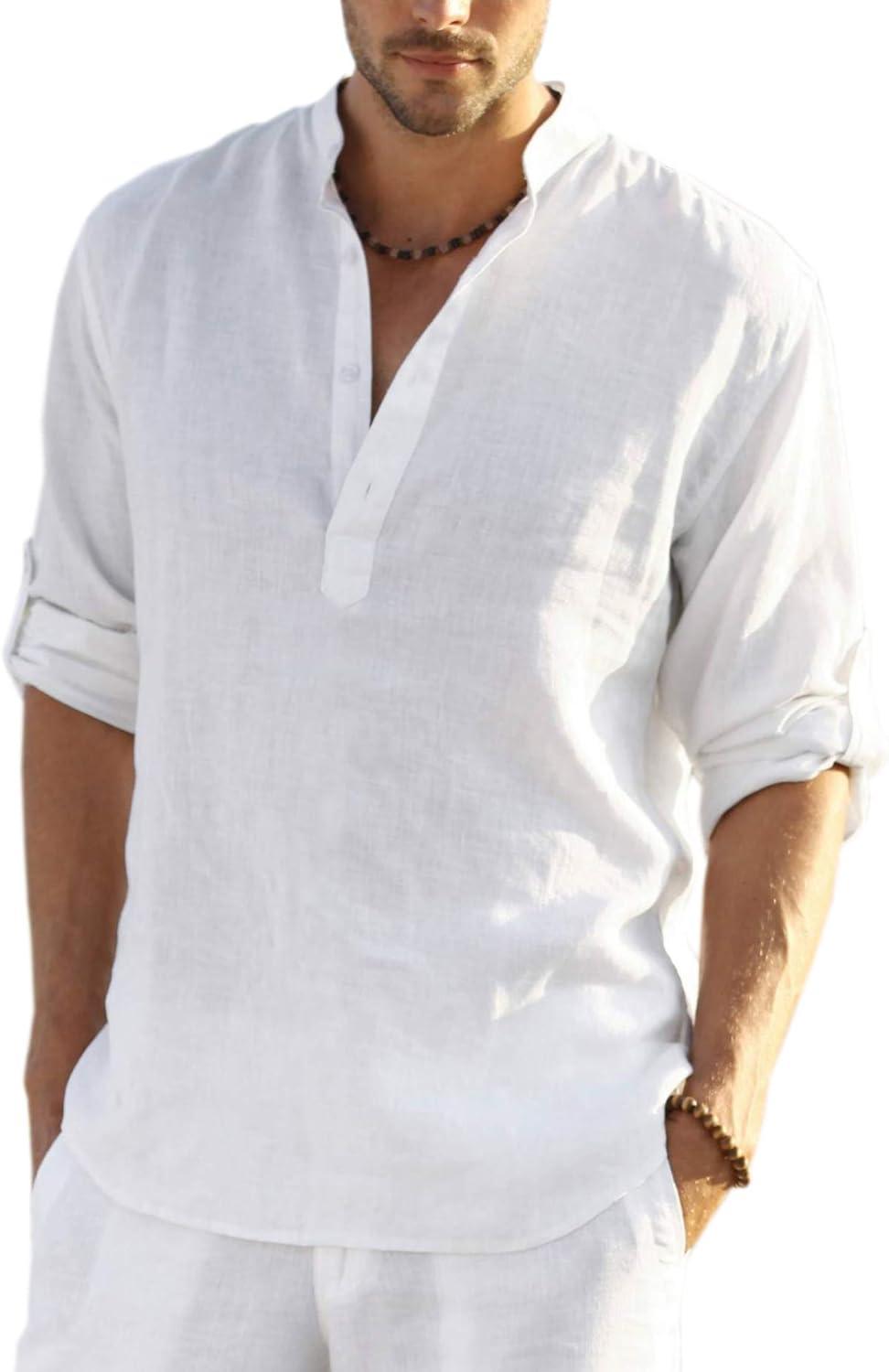 T-Shirts Tested: Cotton Linen vs. Long Sleeve for Beach…Classic Fit?