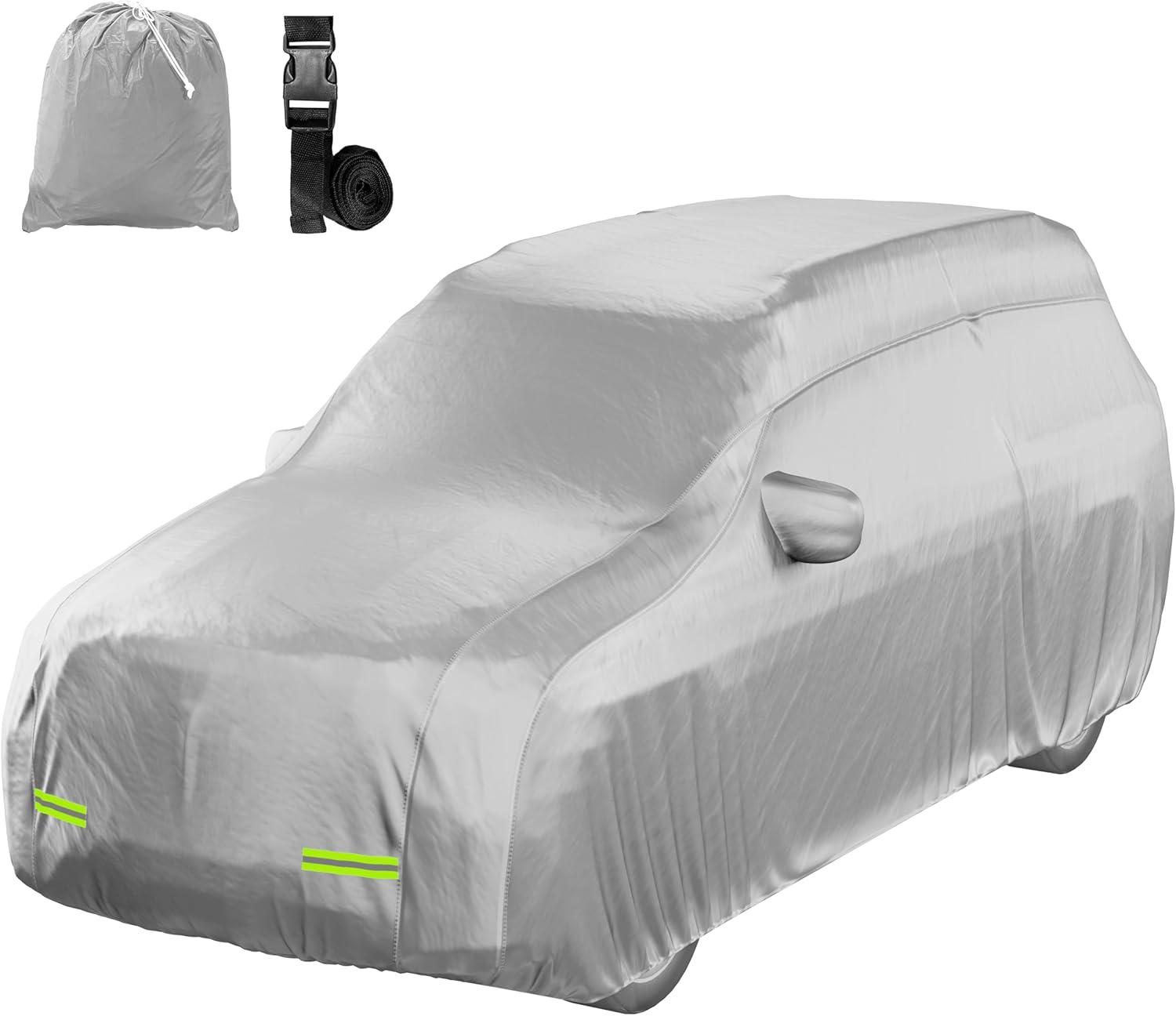 Car Covers Showdown: 190x75x72 Size vs 150D Oxford - Water-Resistant & Storage Bag