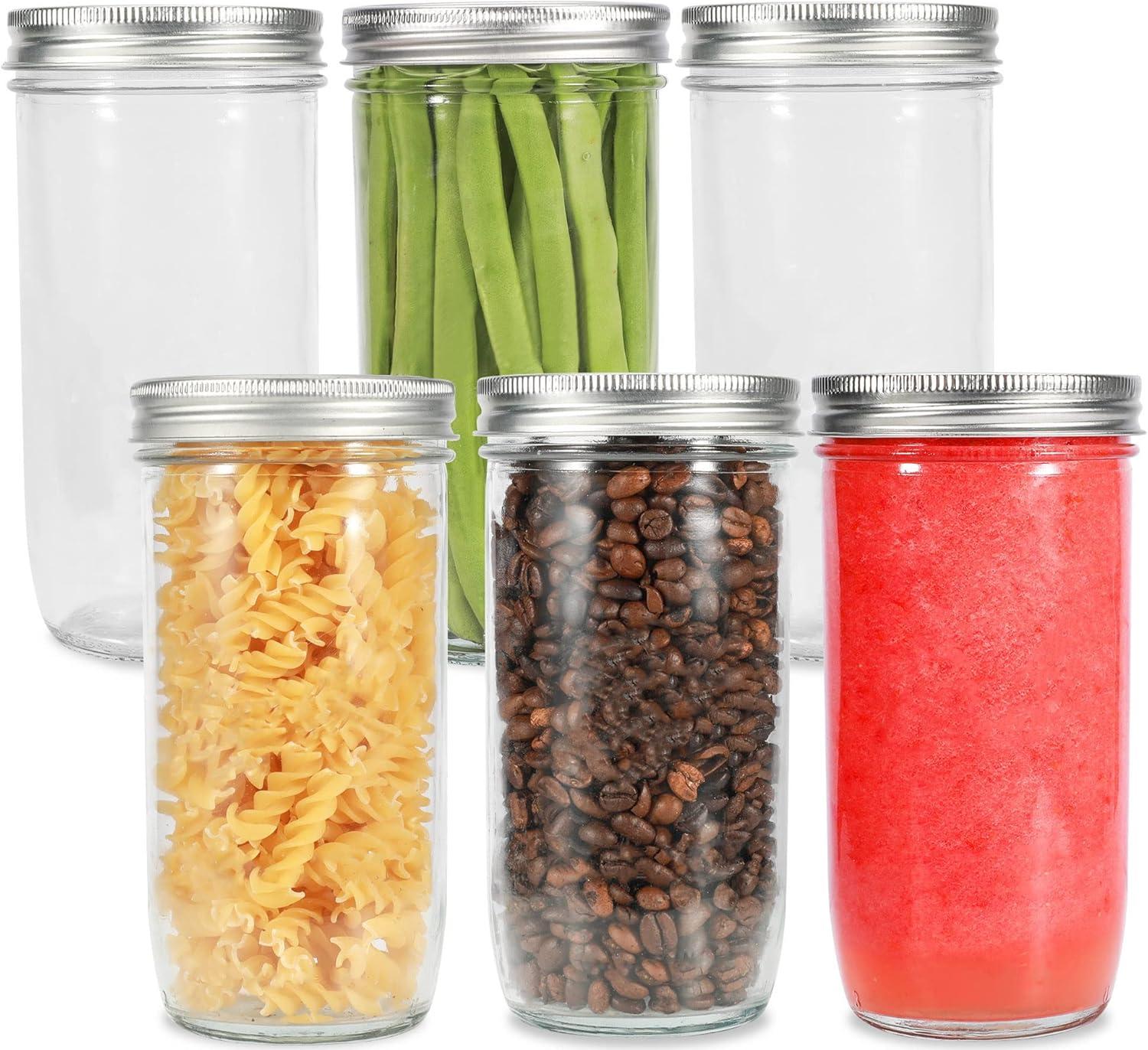 24oz Wide Mouth Mason Jars 6-Pack Showdown: Tested for Food Storage & Surprising DIY Benefits