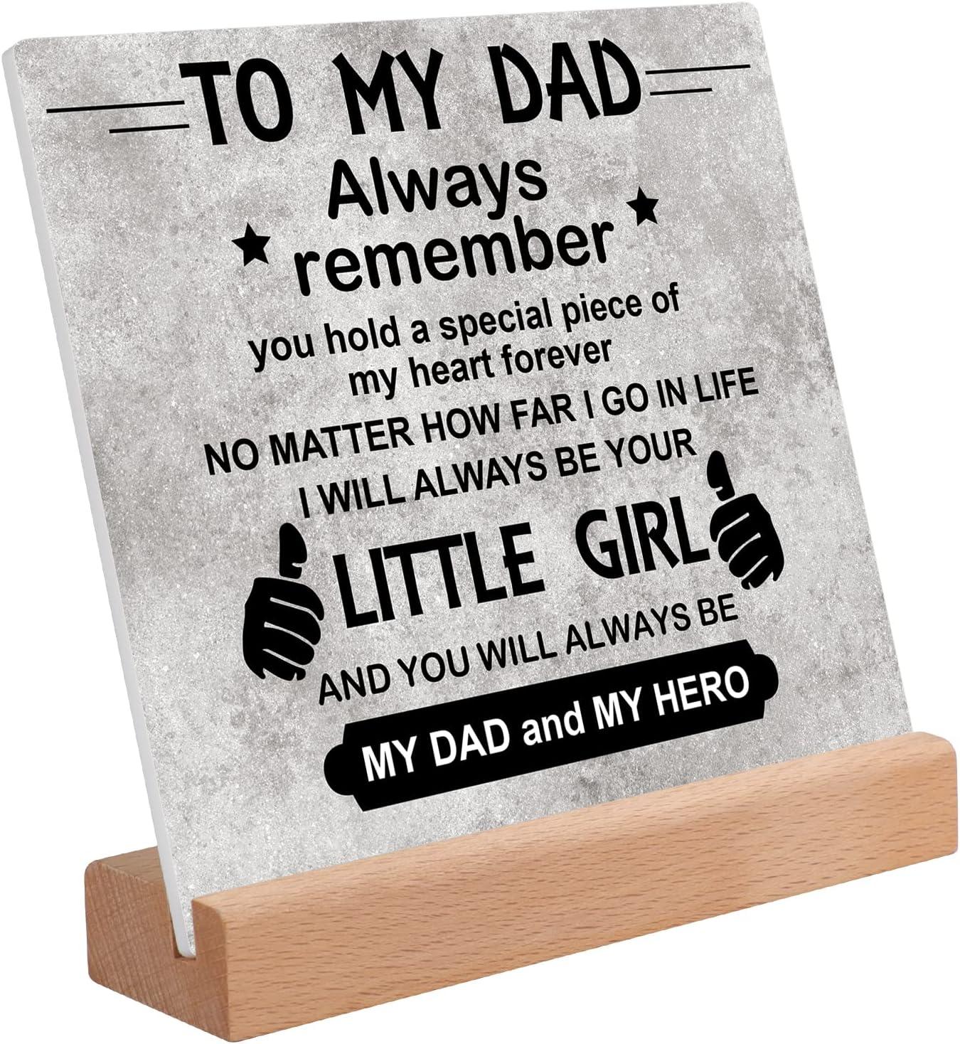 Comparing Dad's Birthday Gift Ideas: Personalized Plaque, Customizable Decor for Home Office... Surprising Blend of Sentiment and Style
