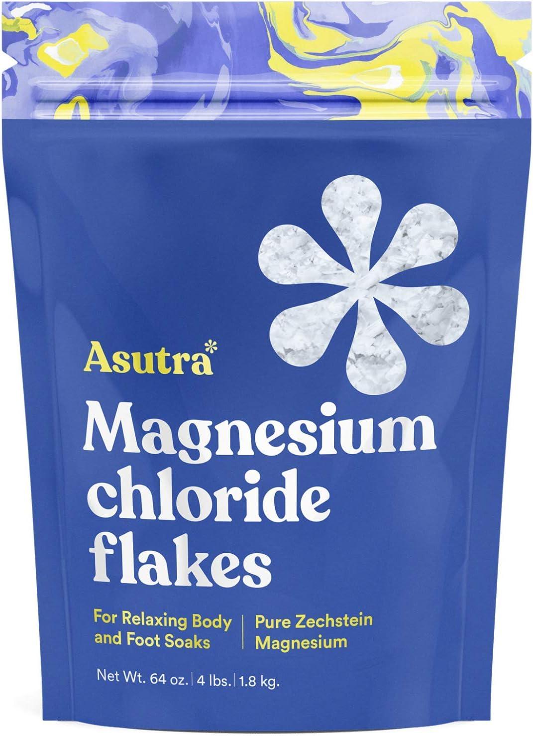 ASUTRA Magnesium Bath Flakes vs Epsom Salt: Tested for Rapid Absorption & Skin Soothing