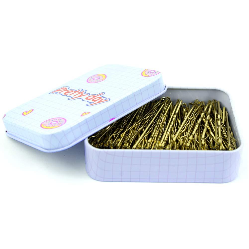 Versus: 200 CT Gold for Buns, 2-Inch Strength, Blonde Shine, Tested Hair Hold