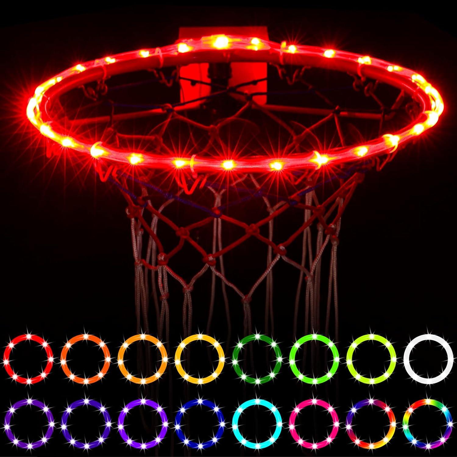 Waybelive LED Hoop Lights: Surprising 16 Color Changes, Waterproof & Brightness Tested for Outdoor Play