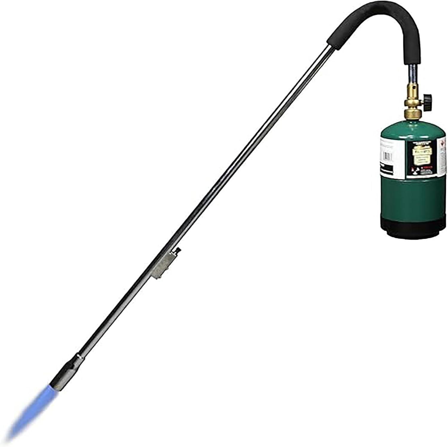 KOMAN Weed Torch: 24k BTU, Self-Ignition - 35" Arm Tested for Weeding Efficiency
