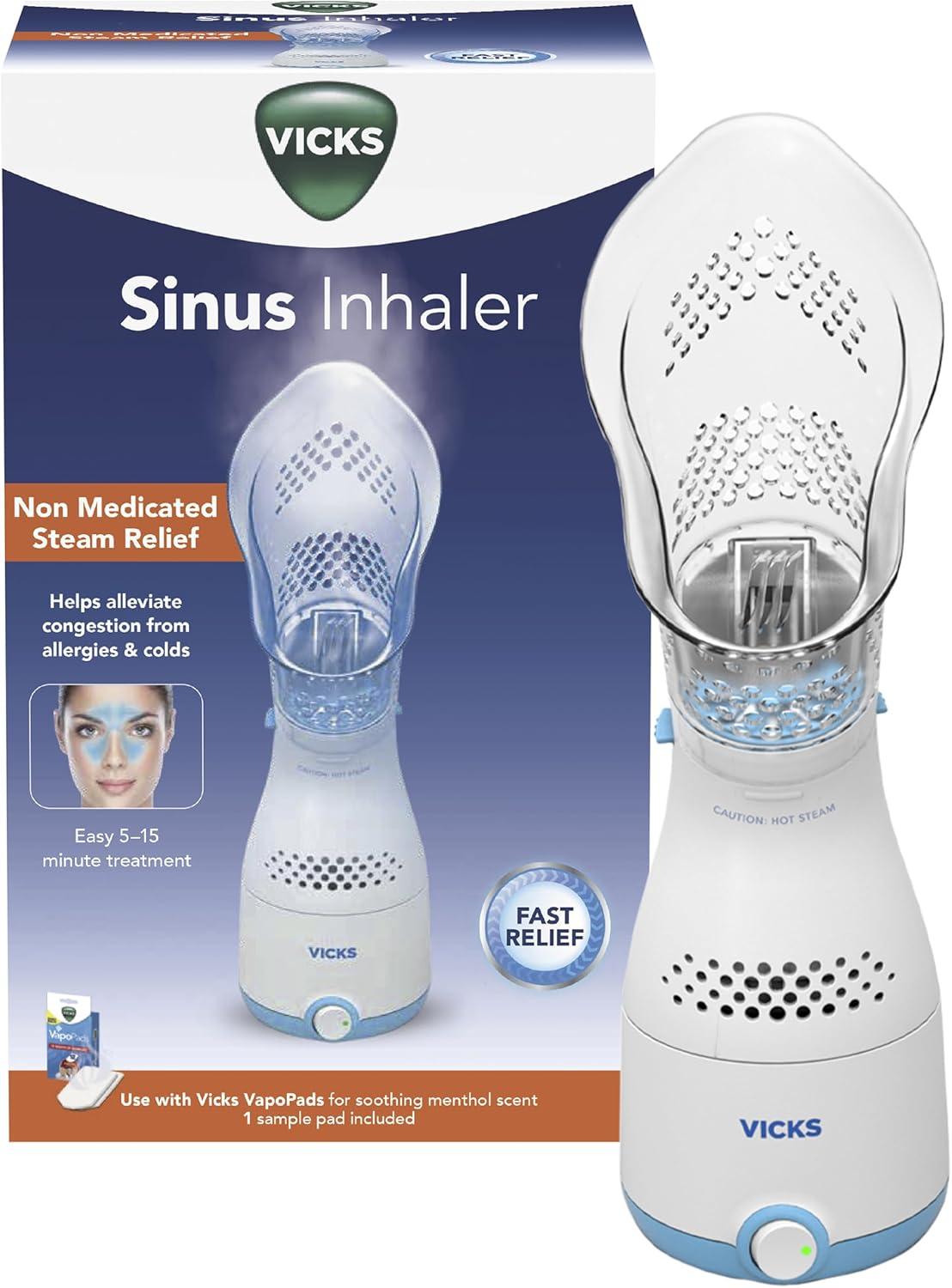 Vicks Steam Showdown vs Boiron SinusCalm Tablets