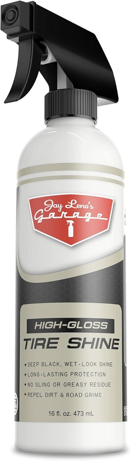 Best Tire Shine - Jay Leno's Garage Tire Shine delivers long-lasting high gloss with deep black wet look glow. 16 oz. Review